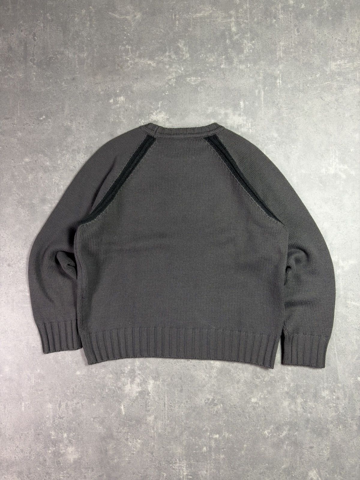 Diesel 00s Diesel Big Logo Wool Thick Boxy Knit Sweater M Size M / US 6-8 / IT 42-44 - 2 Thumbnail