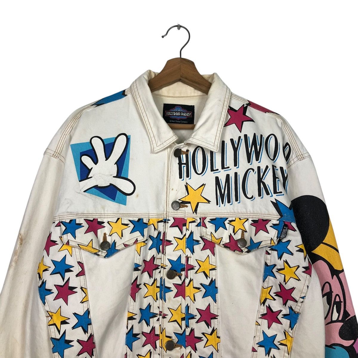 Cartoon Network 🔥VINTAGE TRUCKER DENIM JACKET HOLLYWOOD MICKEY WALT DISNEY Size US M / EU 48-50 / 2 - 5 Thumbnail