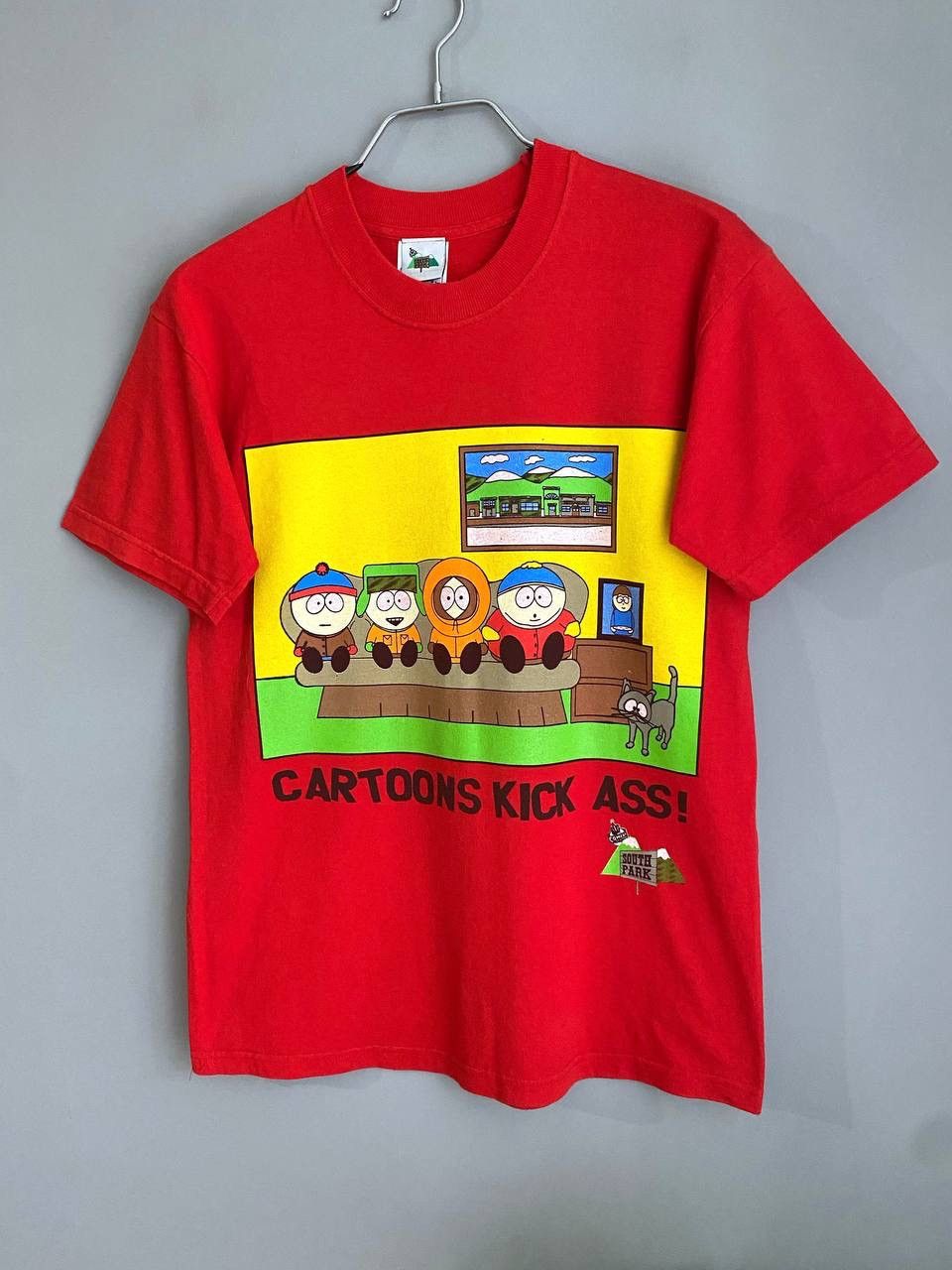 Vintage Vintage Screen Stars 90s South Park Cartoon T-Shirt, Size S Size US S / EU 44-46 / 1 - 2 Thumbnail
