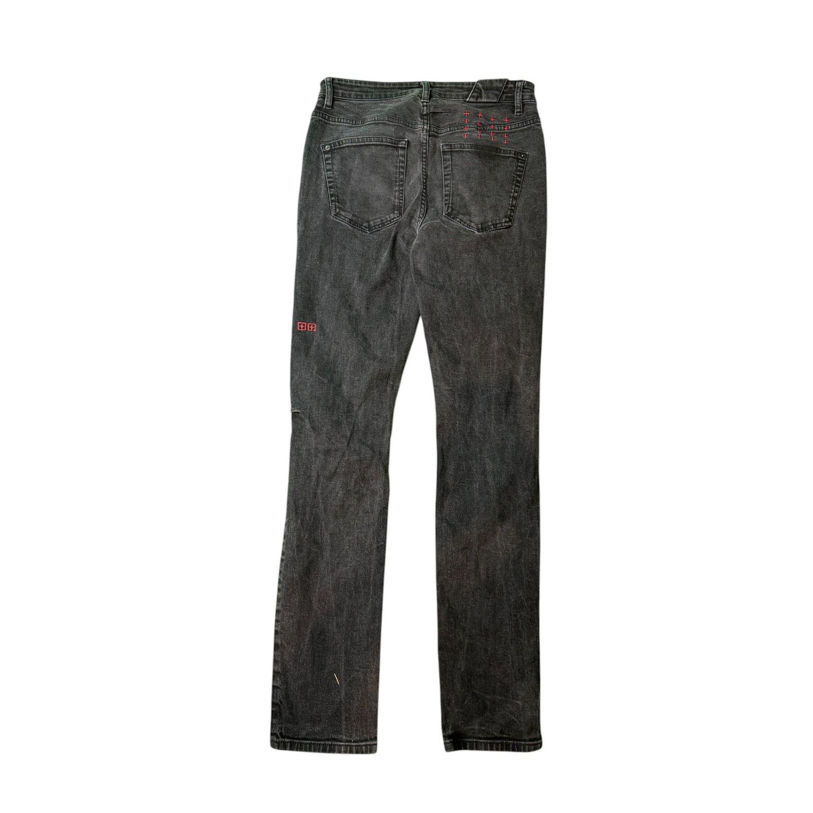 Ksubi Ksubi Black & Red Jeans Size US 29 - 2 Thumbnail