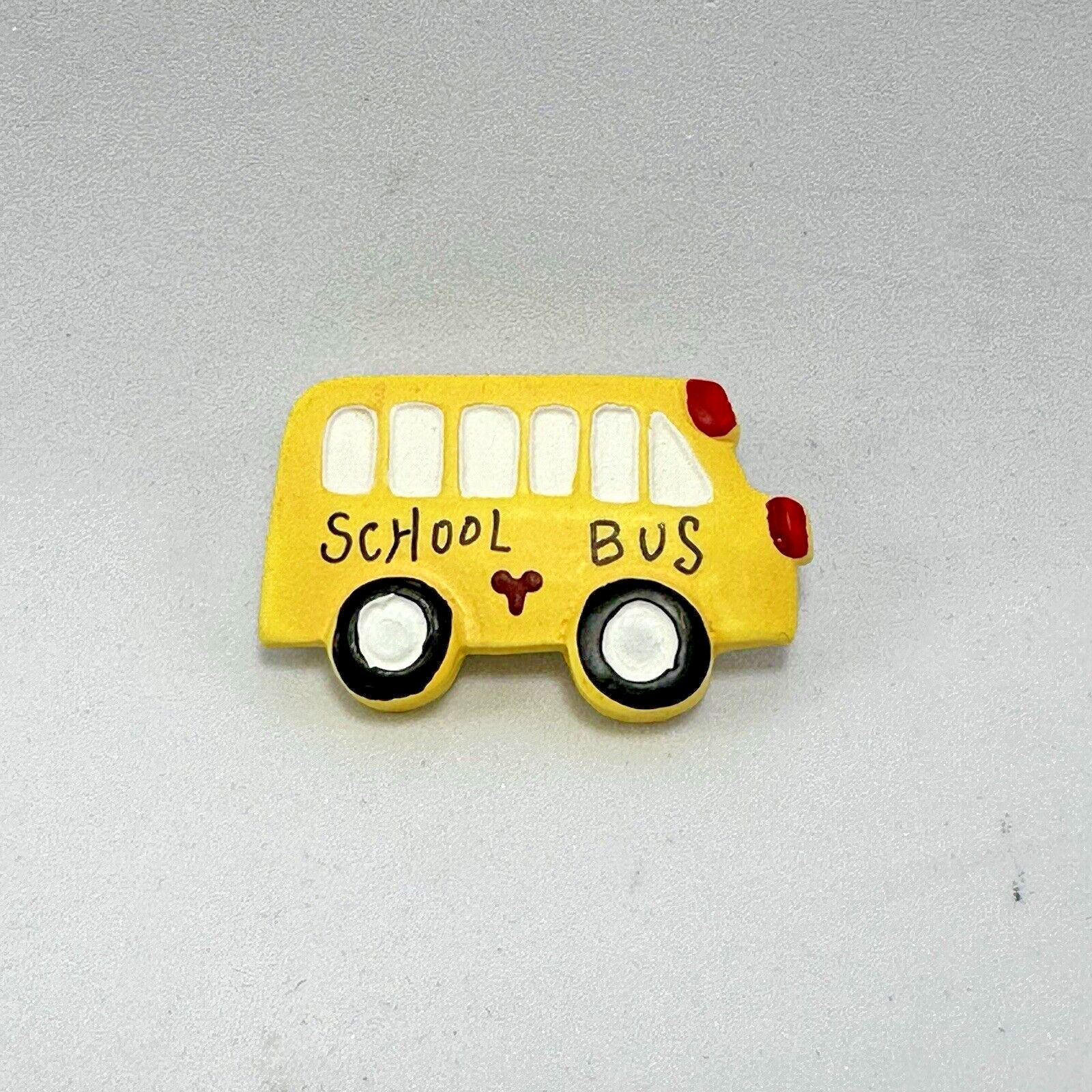 Other Teacher School Bus Yellow Brooch Pin Button Appreciation Size ONE SIZE - 4 Thumbnail
