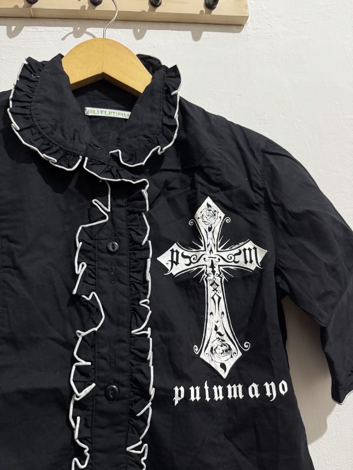 Hysteric Glamour Y2k Putumayo cross ifsixwasnine style shirt Size S / US 4 / IT 40 - 3 Thumbnail