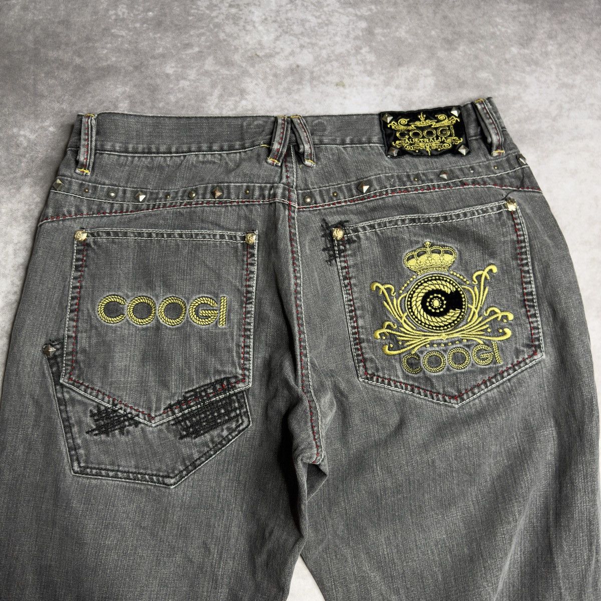 Coogi Vtg Coogi Jeans Late 2000’s Embrodiered Gold Size US 36 / EU 52 - 2 Thumbnail