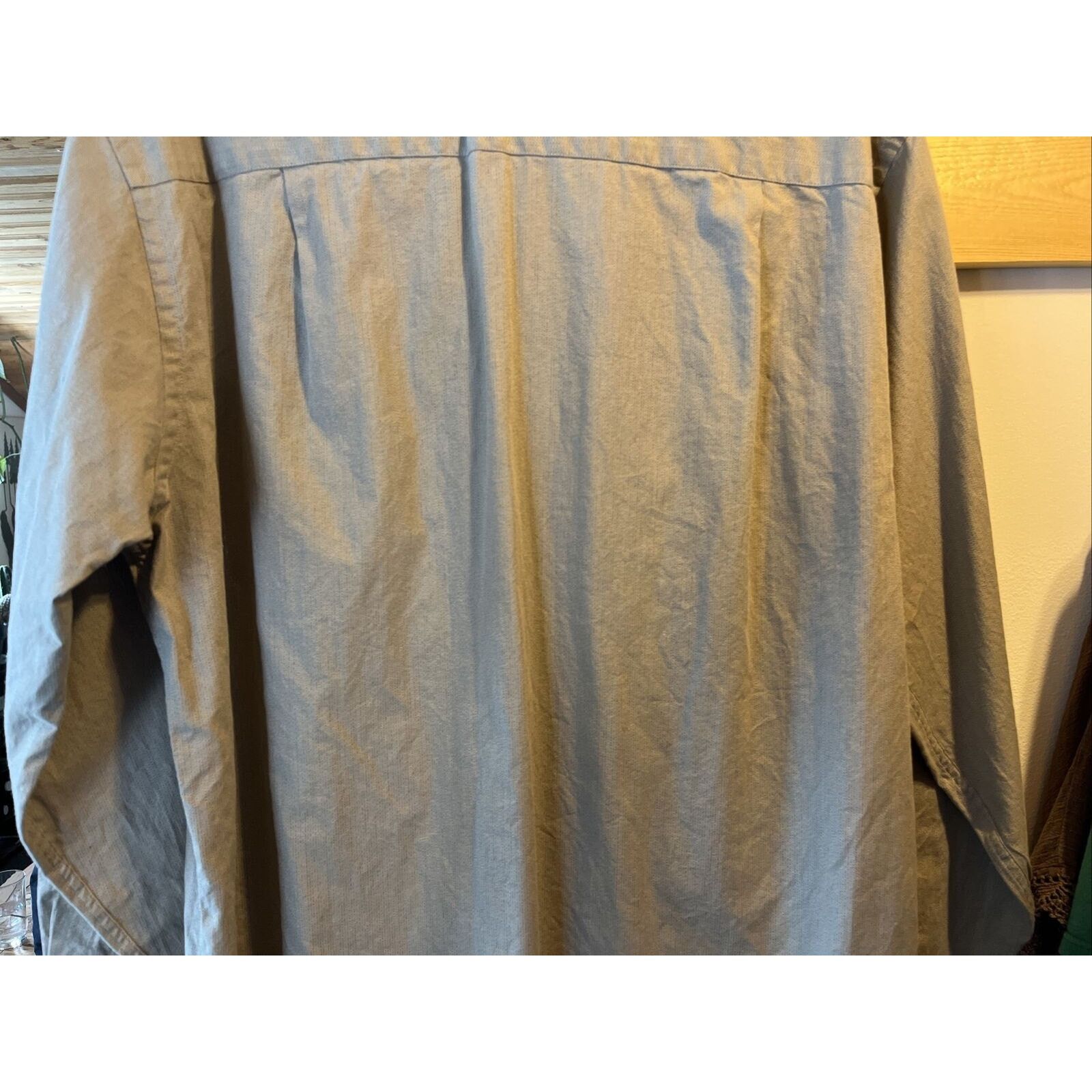 Calvin Klein Calvin Klein Men’s M 15.5 32/33 Brown Khaki LS Cotton Shirt Size US M / EU 48-50 / 2 - 13 Thumbnail