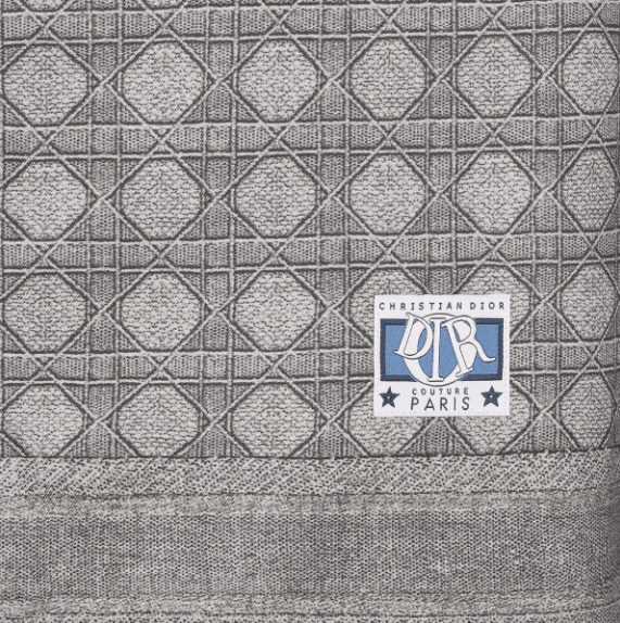 Dior o1w1db11225 493C51 Cannage Short-Sleeved Shirt in Gray Size US M / EU 48-50 / 2 - 3 Thumbnail