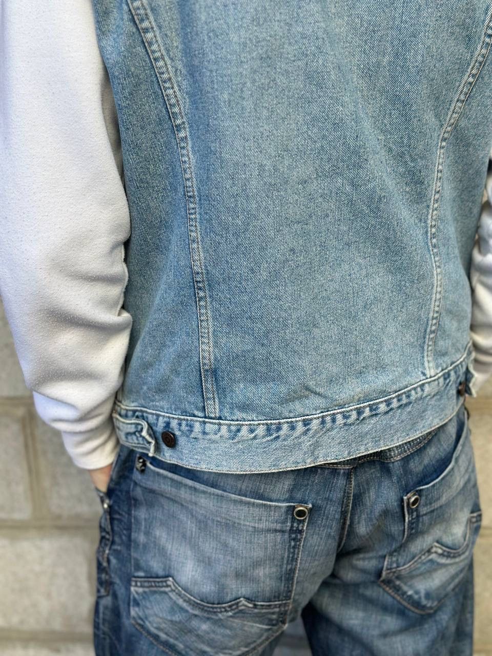 Levi's Vintage Clothing VTG 90s Levi’s Denim Vest Y2K Size L 00s USA Hype Trend USA Size US L / EU 52-54 / 3 - 10 Thumbnail