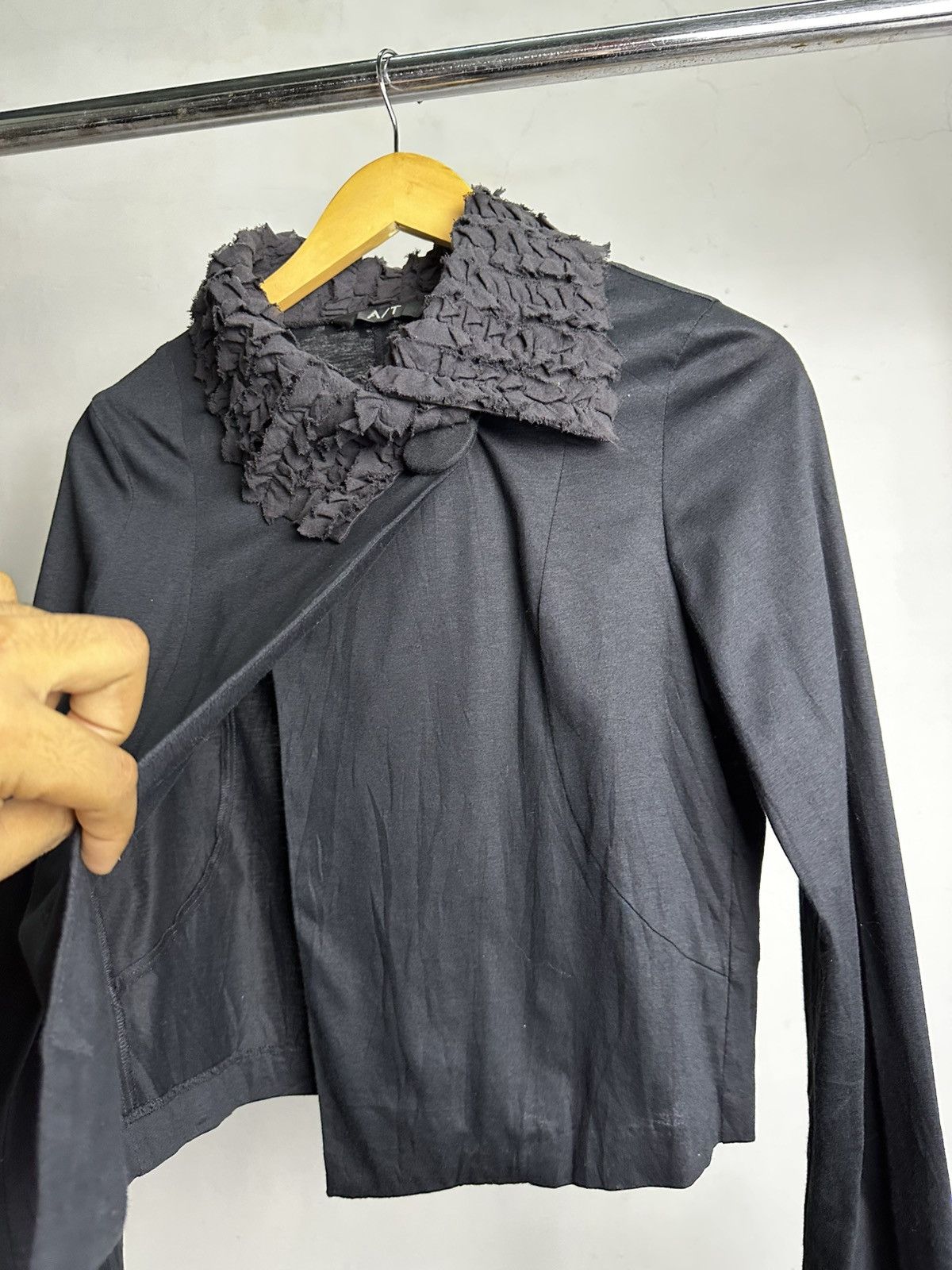 ATSURO TAYAMA × Le Grande Bleu (L.G.B.) Atsuro Tayama Sample Frill Collar button shirt Size S / US 4 / IT 40 - 6 Thumbnail