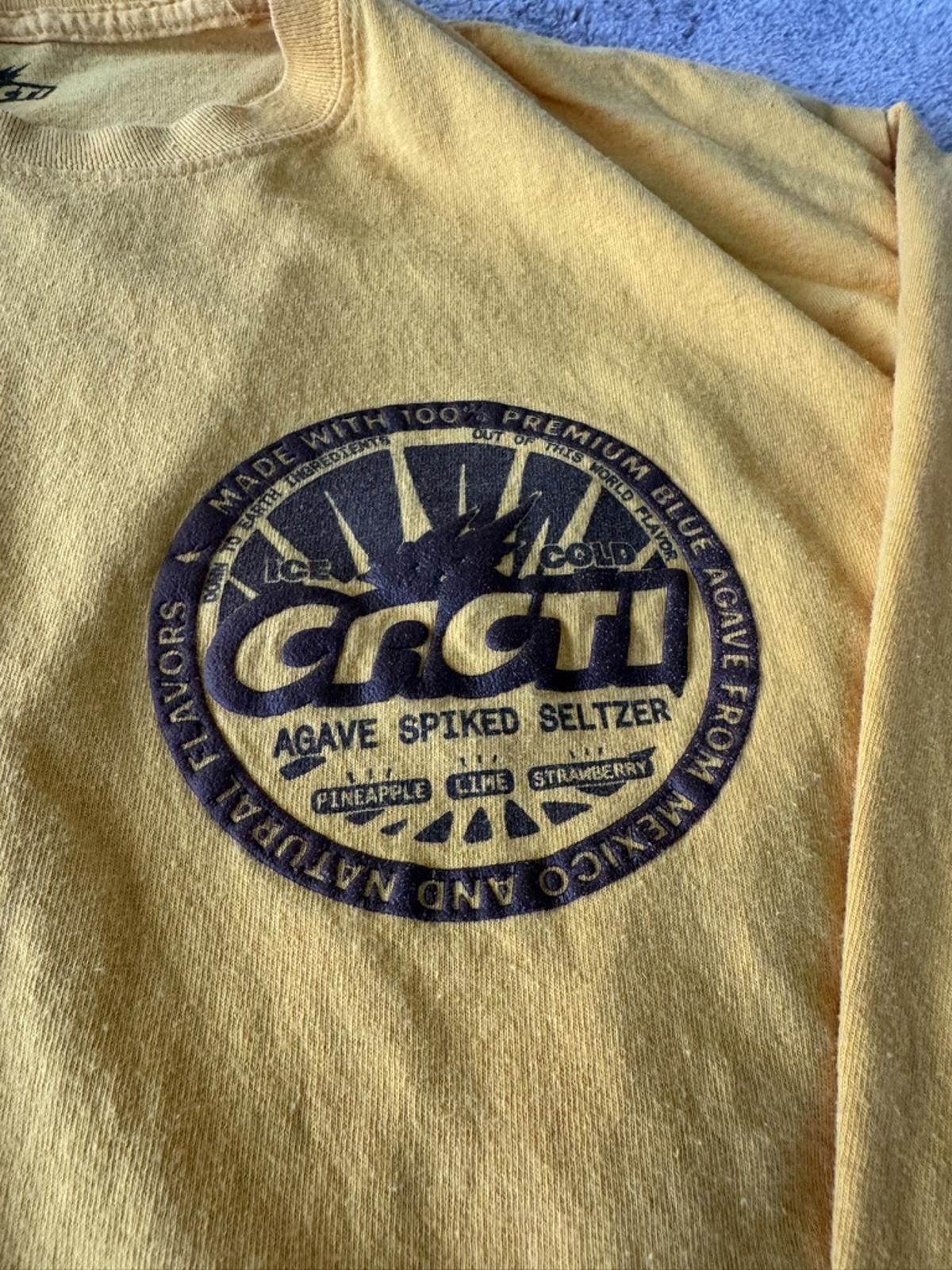 Cartier Cacti Agave Spiked Seltzer Long Sleeve T-Shirt Yellow Size US L / EU 52-54 / 3 - 2 Thumbnail