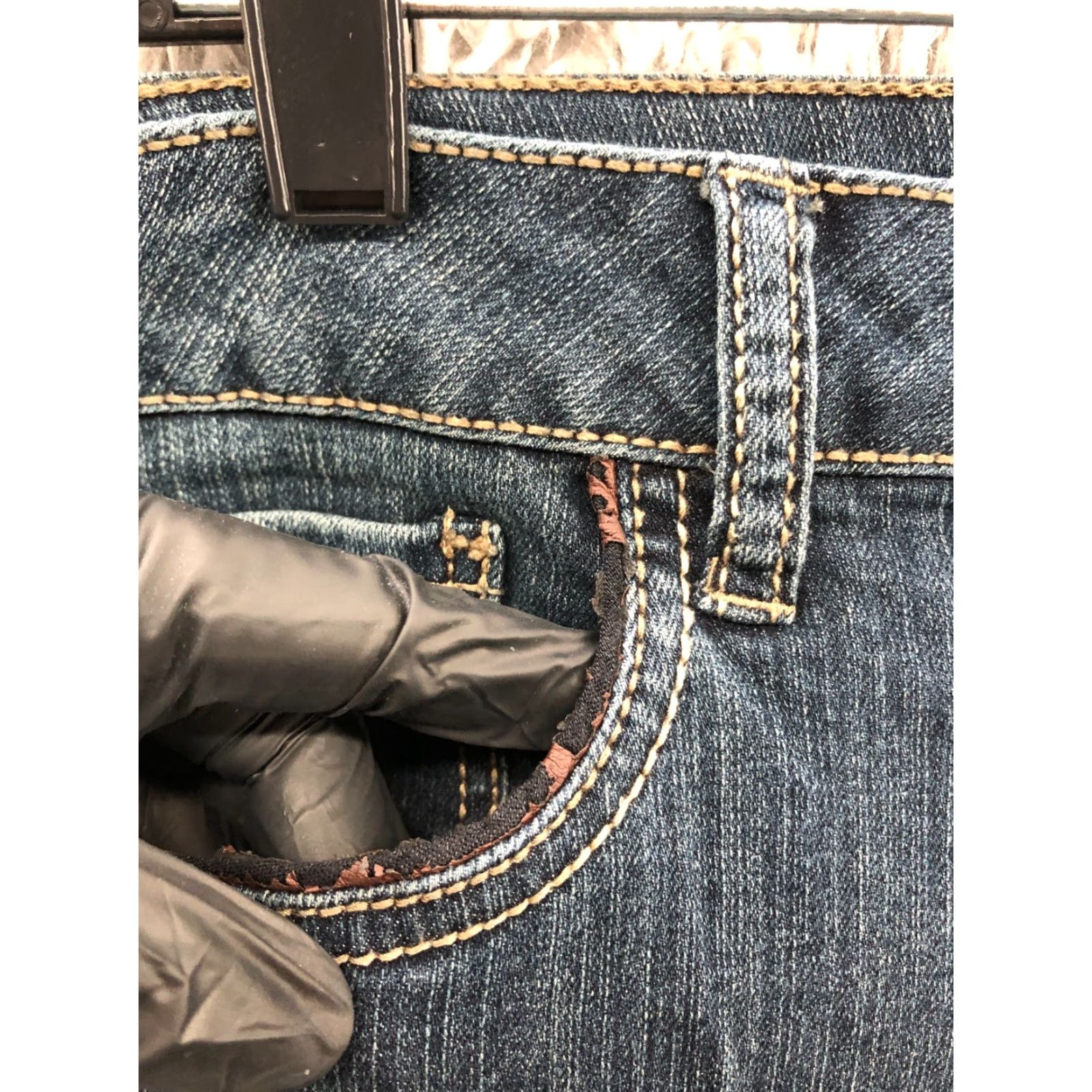 Vintage Sonoma Jeans Main Rise Demi Boot Women Size 8 Medium Wash Blue Fashion Denim 5-Pocket Regular Fit Womens Shoes? Size 30" / US 8 / IT 44 - 5 Thumbnail