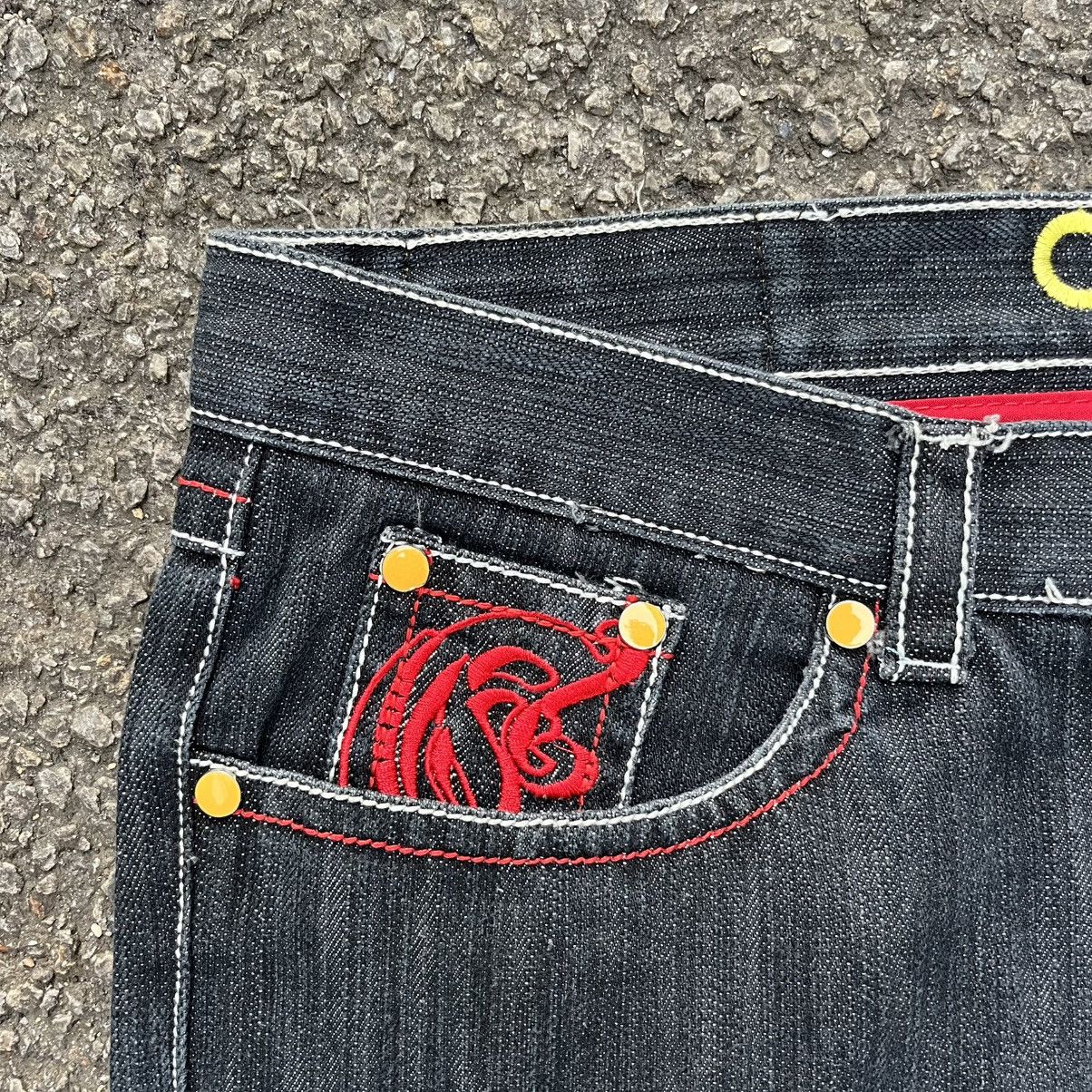 Coogi Coogi Embroidery Jeans Crazy Y2K Rap Denim Ed Hardy Pants Size US 38 / EU 54 - 5 Thumbnail