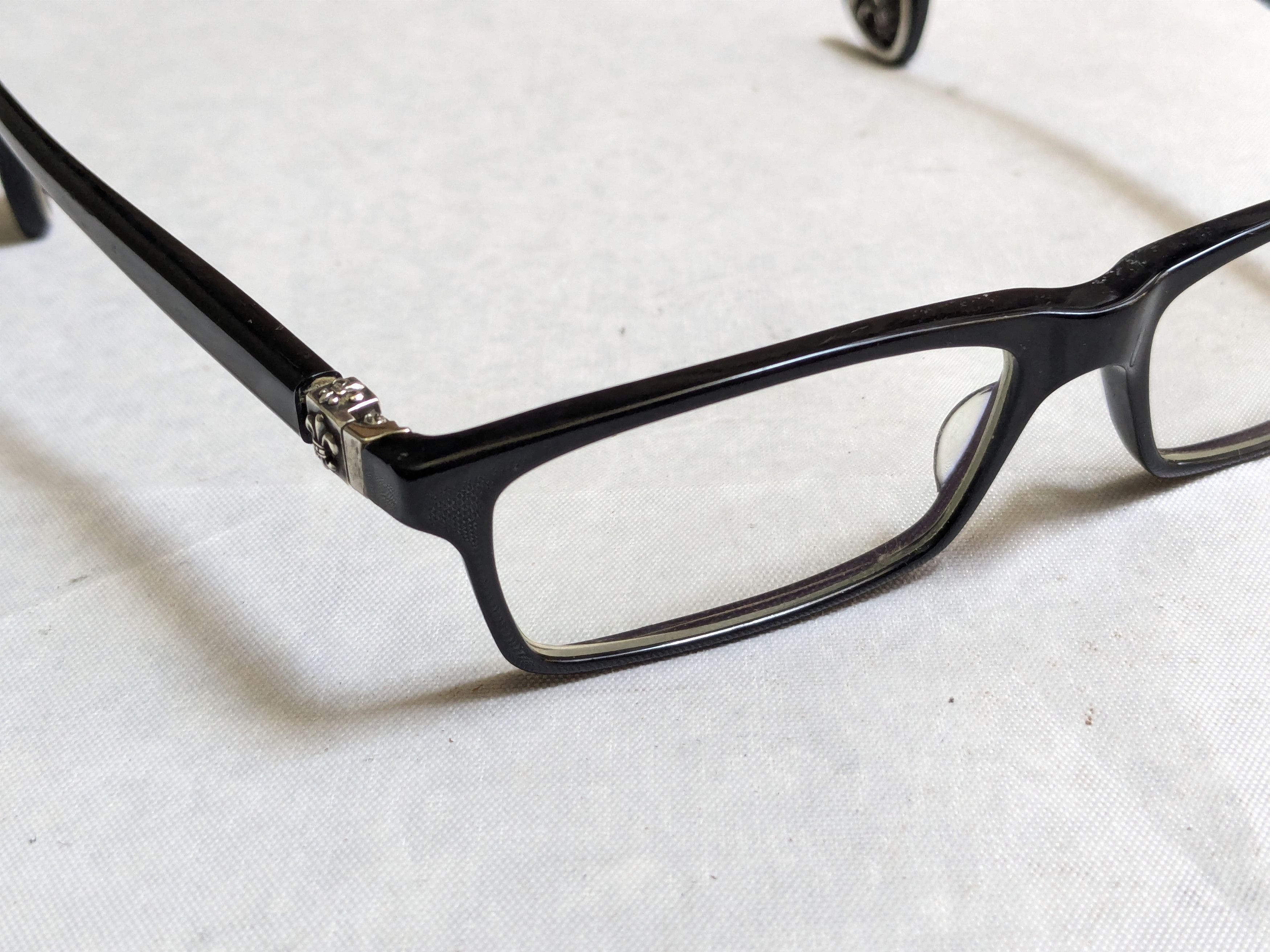 Chrome Hearts Chrome Hearts Jablome Glasses Black Sterling Silver Cross Size ONE SIZE - 5 Thumbnail