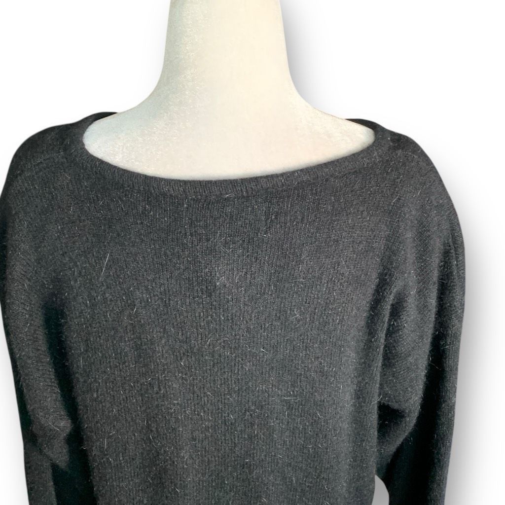 Express Deadstock Vintage Express Tricot Black Lambswool Angora Blen Size M / US 6-8 / IT 42-44 - 3 Thumbnail