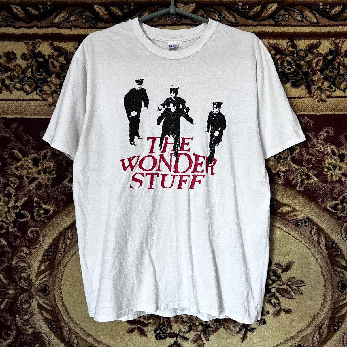 Band Tees × Vintage Vintage Y2K The Wonder Stuff Groove Bound Band Tee Shirt Size US L / EU 52-54 / 3 - 1 Thumbnail