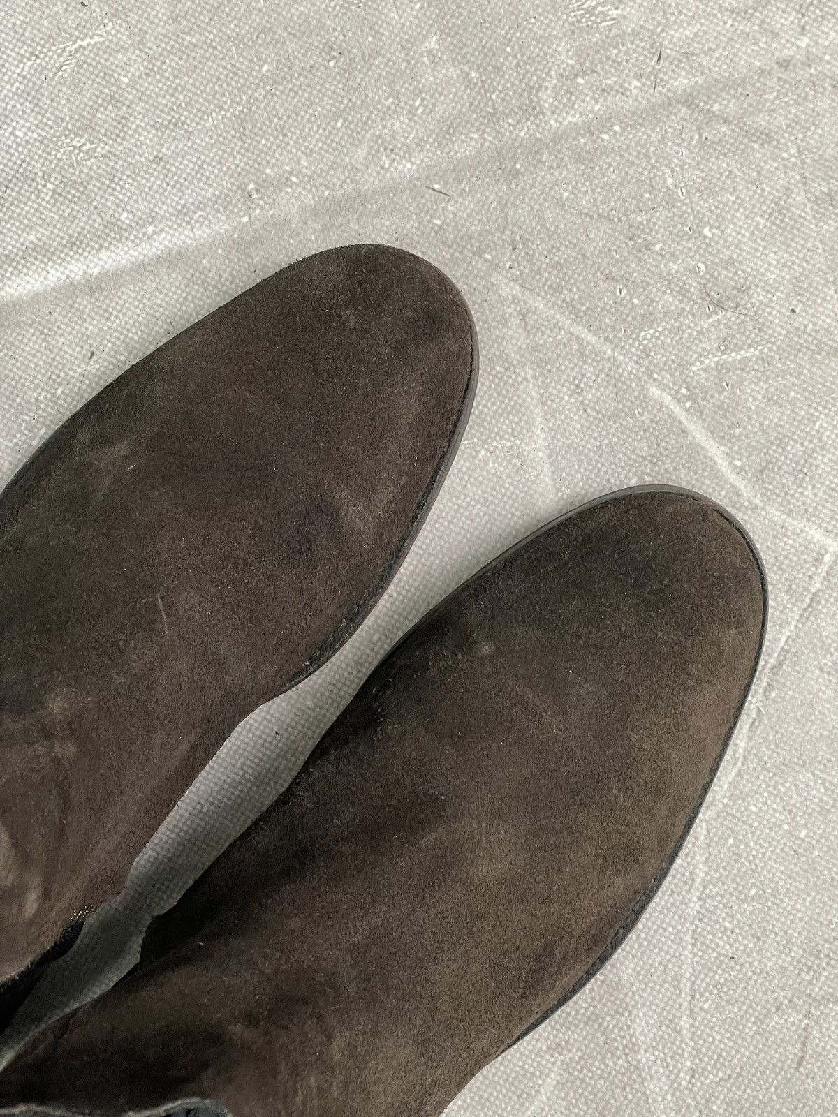 Allsaints All Saints Brown Suede Chelsea Ankle Boots guidi style Y2K Size US 12 / EU 45 - 3 Thumbnail