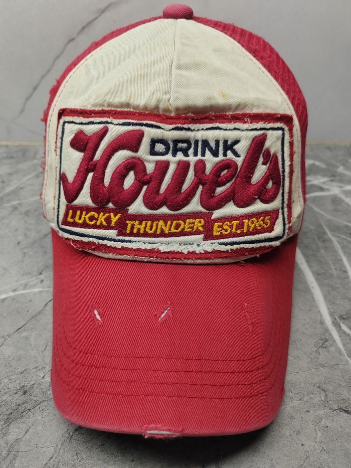 Vintage Vintage Howel's Drink Distressed Style Cap Hat Size ONE SIZE - 2 Thumbnail