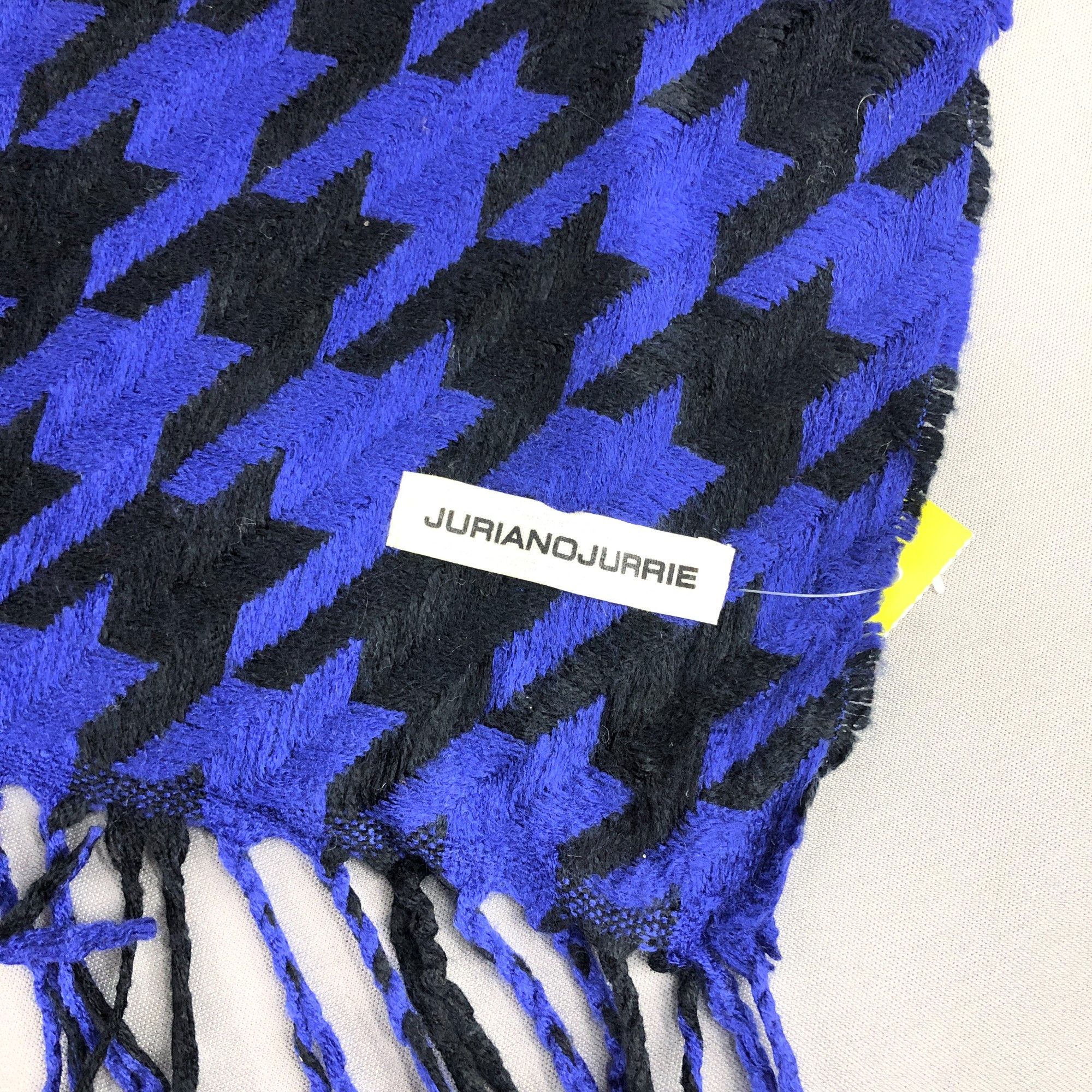 Vintage Vintage Juriano Jurrie Scarf Houndstooth Wool Scarves. Size ONE SIZE - 4 Thumbnail