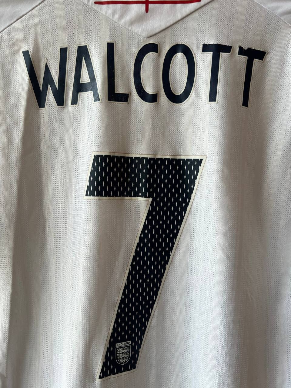 Umbro 2007/09 ENGLAND TEAM #7 WALCOTT SOCCER JERSEY FOOTBALL SHIRT Size US M / EU 48-50 / 2 - 16 Thumbnail
