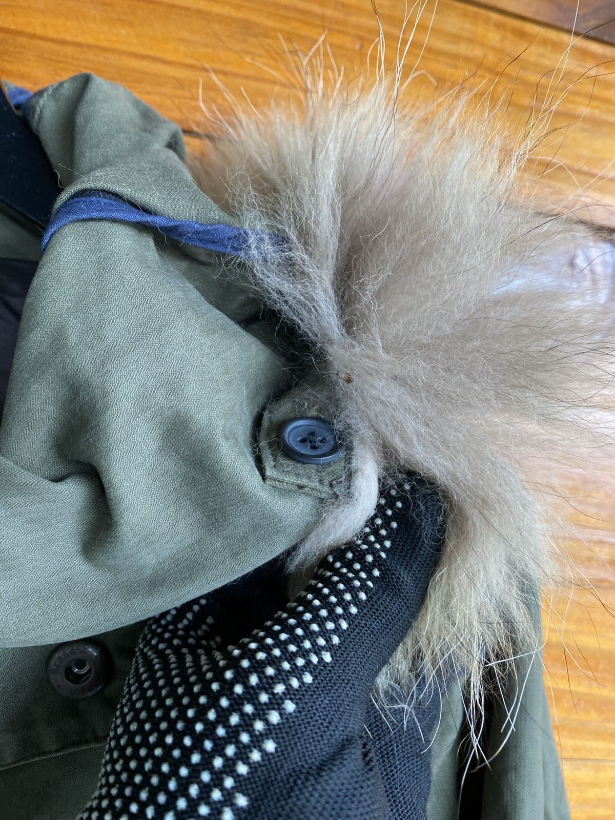 R. Newbold Olive Green Fur Hood Parka Jacket – British Casua