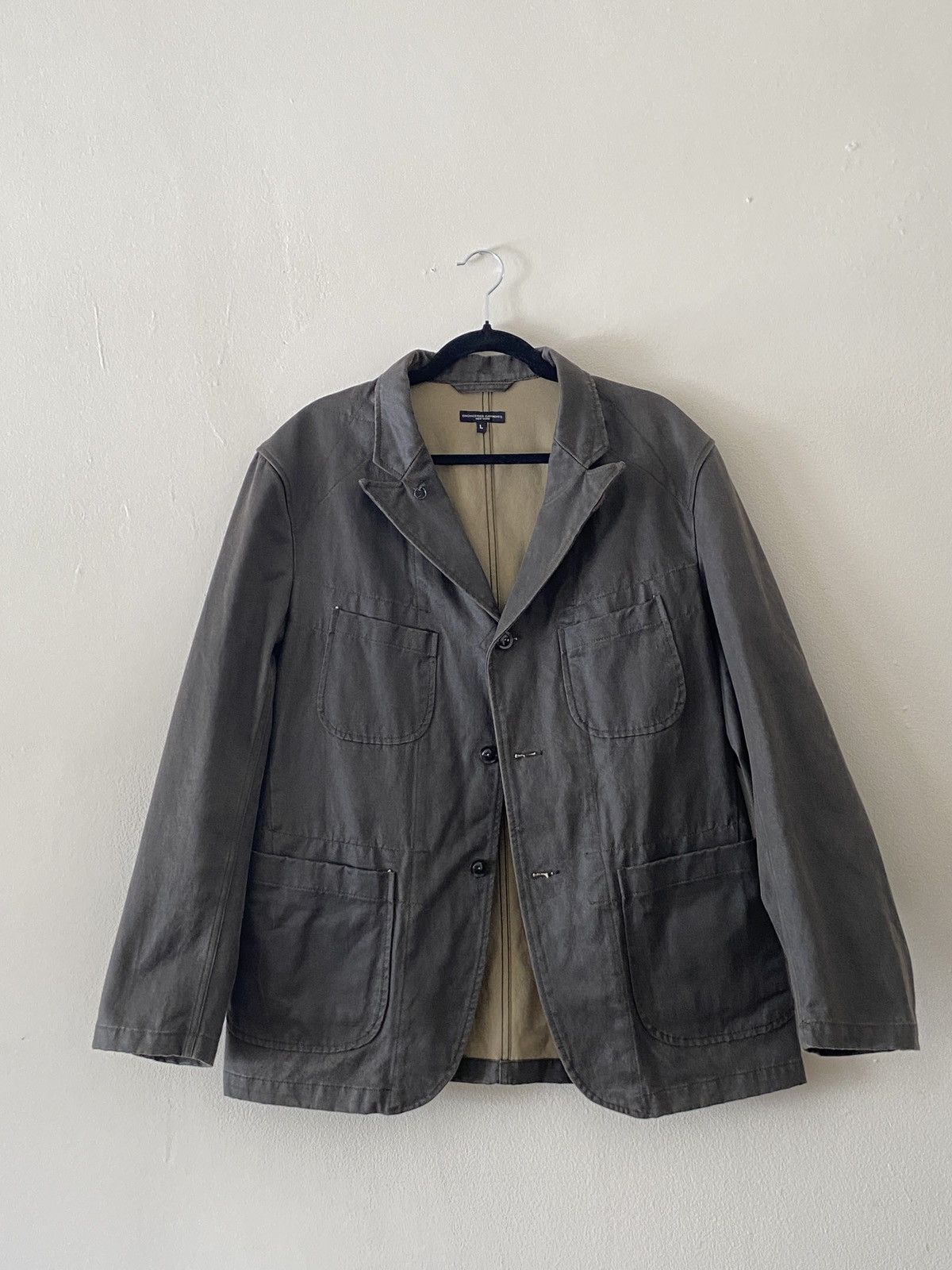 Engineered Garments Engineered Garments- Waxed Blazer Size 42S - 1 Thumbnail