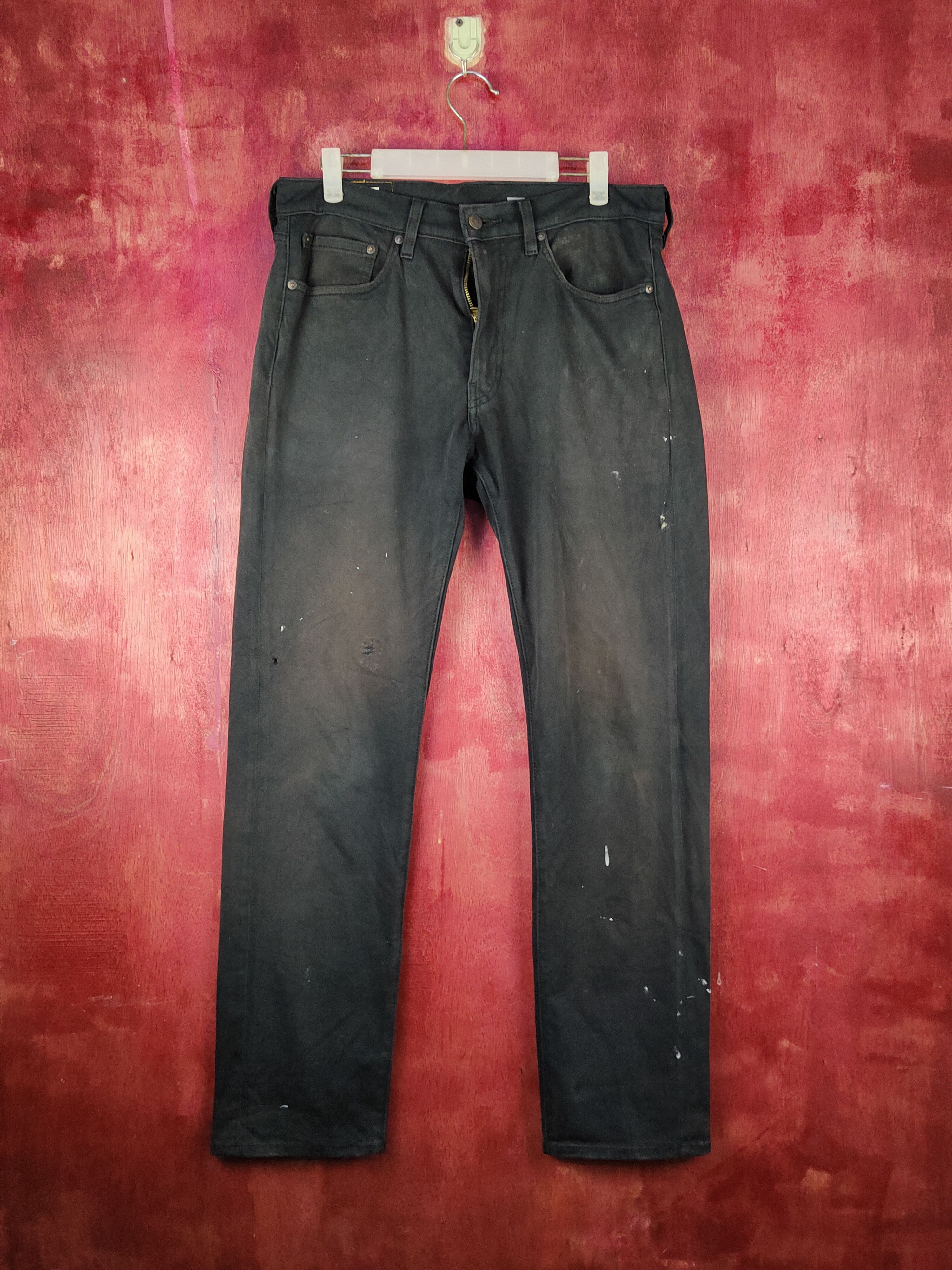Levi's Levi's big E Black denim jeans Casual Pants #S1567 Size US 32 / EU 48 - 1 Thumbnail