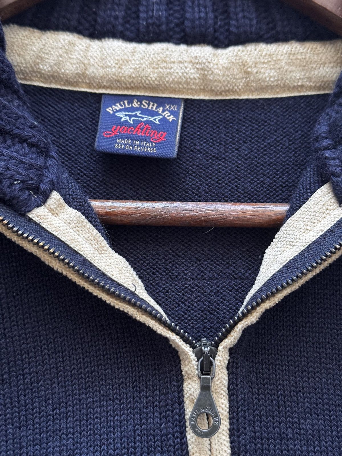 Paul & Shark Vintage Paul Shark Yachting HR-34 Great Britian Flag Sweater Size US XL / EU 56 / 4 - 6 Thumbnail