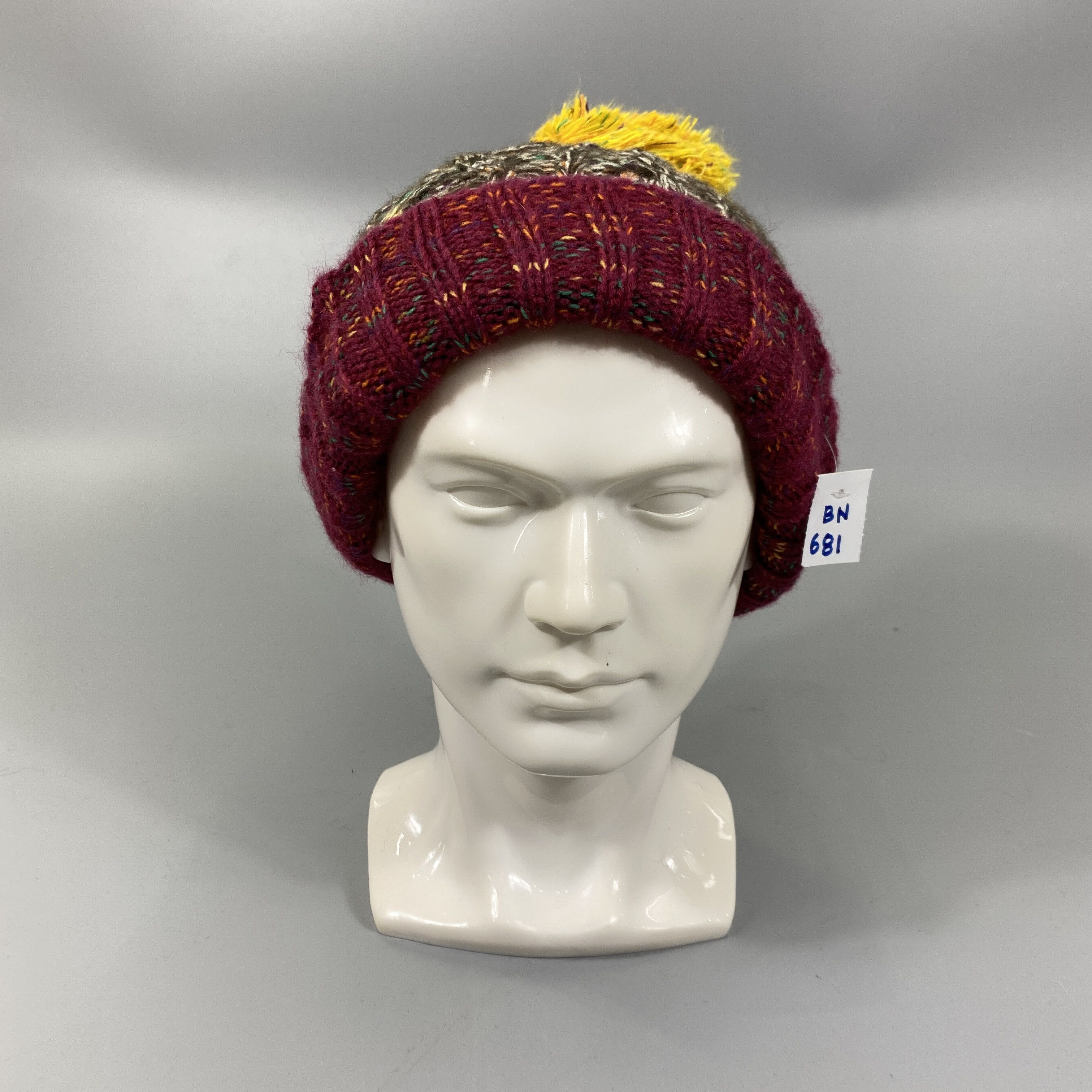 Japanese Brand Winter Hat With Pompom -BN681 Size ONE SIZE - 2 Thumbnail