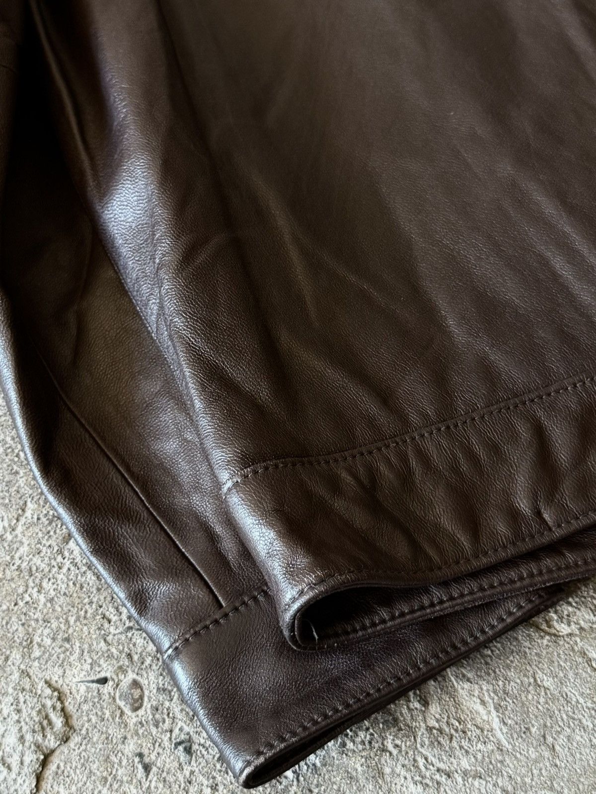 Balenciaga Balenciaga - 1997 -Nicolas Ghesquière -Zip Up Leather Jacket Size US M / EU 48-50 / 2 - 12 Thumbnail
