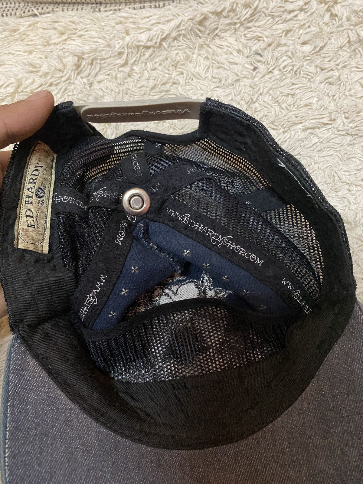 Ed Hardy × Japanese Brand Sun faded ed hardy emboidery skulls design hat Size ONE SIZE - 6 Thumbnail