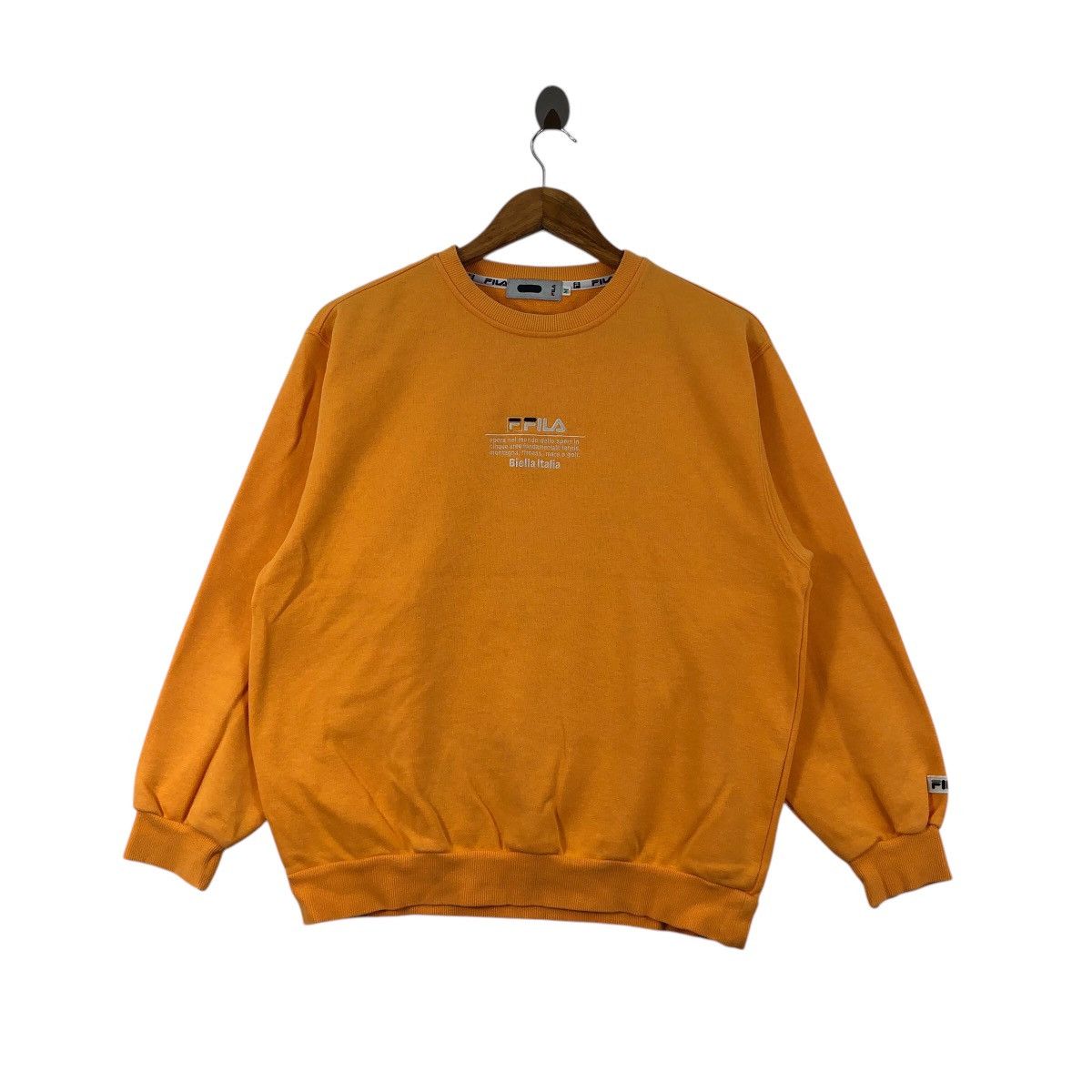 Fila × Vintage Vintage 90s FILA Sweatshirt Big Logo embroidered Crewneck Size US M / EU 48-50 / 2 - 1 Thumbnail