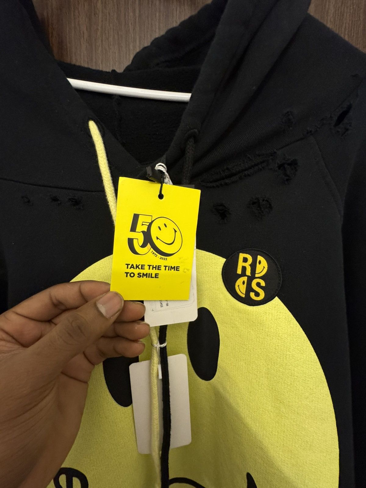 Raf Simons Raf Simons Smiley 50 Anniversary Oversize no Graphic Hoodie Size US M / EU 48-50 / 2 - 3 Thumbnail