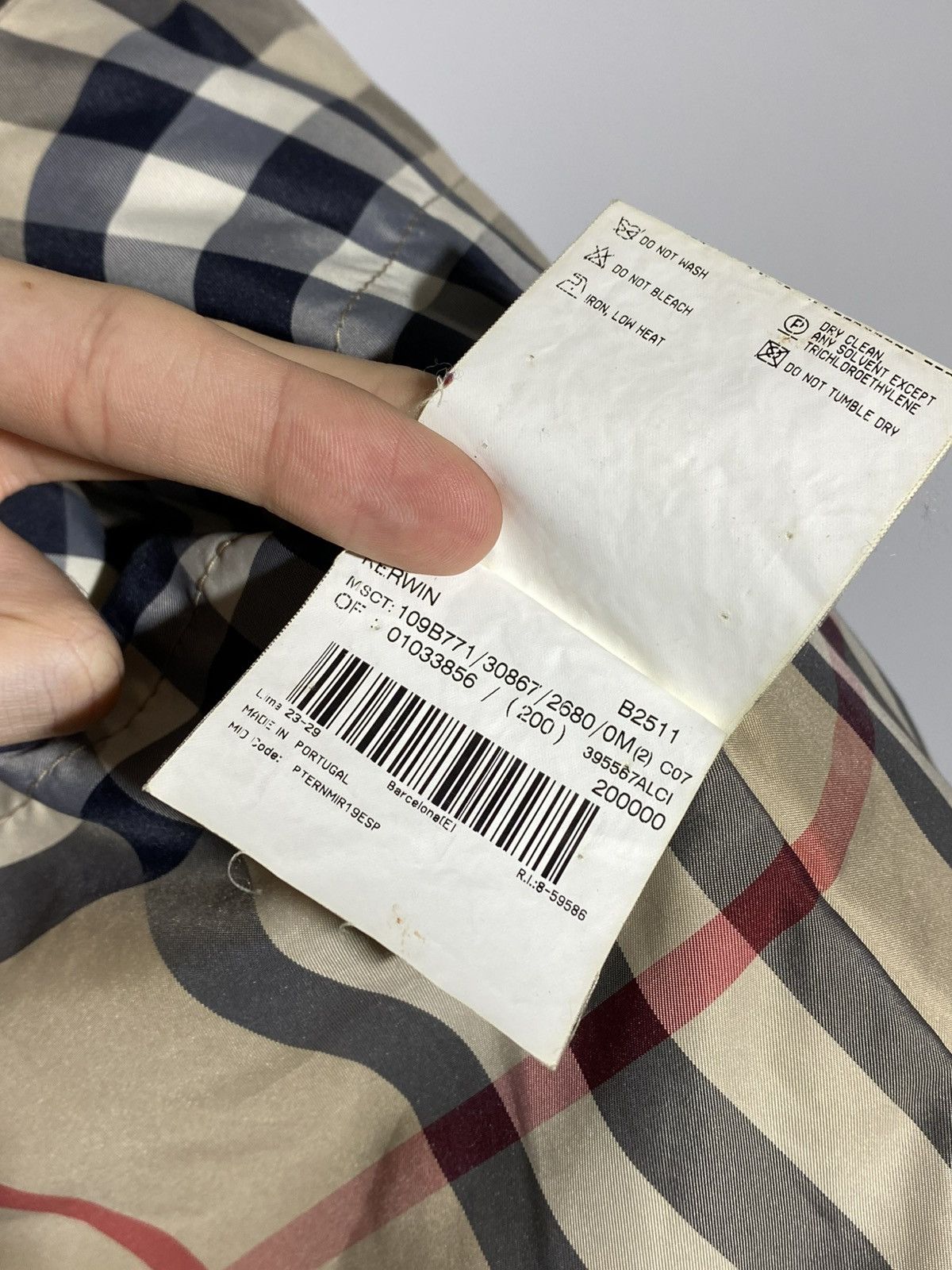 Burberry Burberry London Brown Nylon Men’s Jacket Size US M / EU 48-50 / 2 - 18 Thumbnail