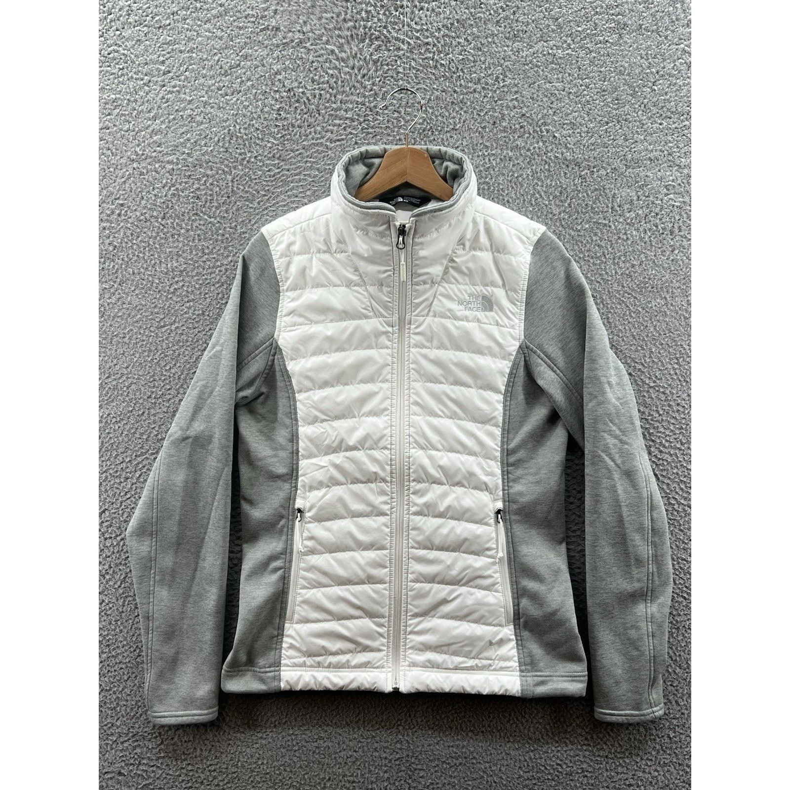 The North Face The North Face White Gray Thermoball Hybrid Eco Jacket Size M / US 6-8 / IT 42-44 - 1 Thumbnail