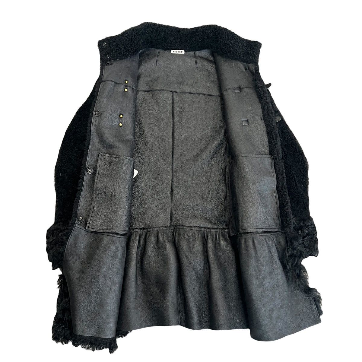 Miu Miu Miu Miu 2012AW Sheepskin Leather Fur Long Coat Size M / US 6-8 / IT 42-44 - 7 Thumbnail