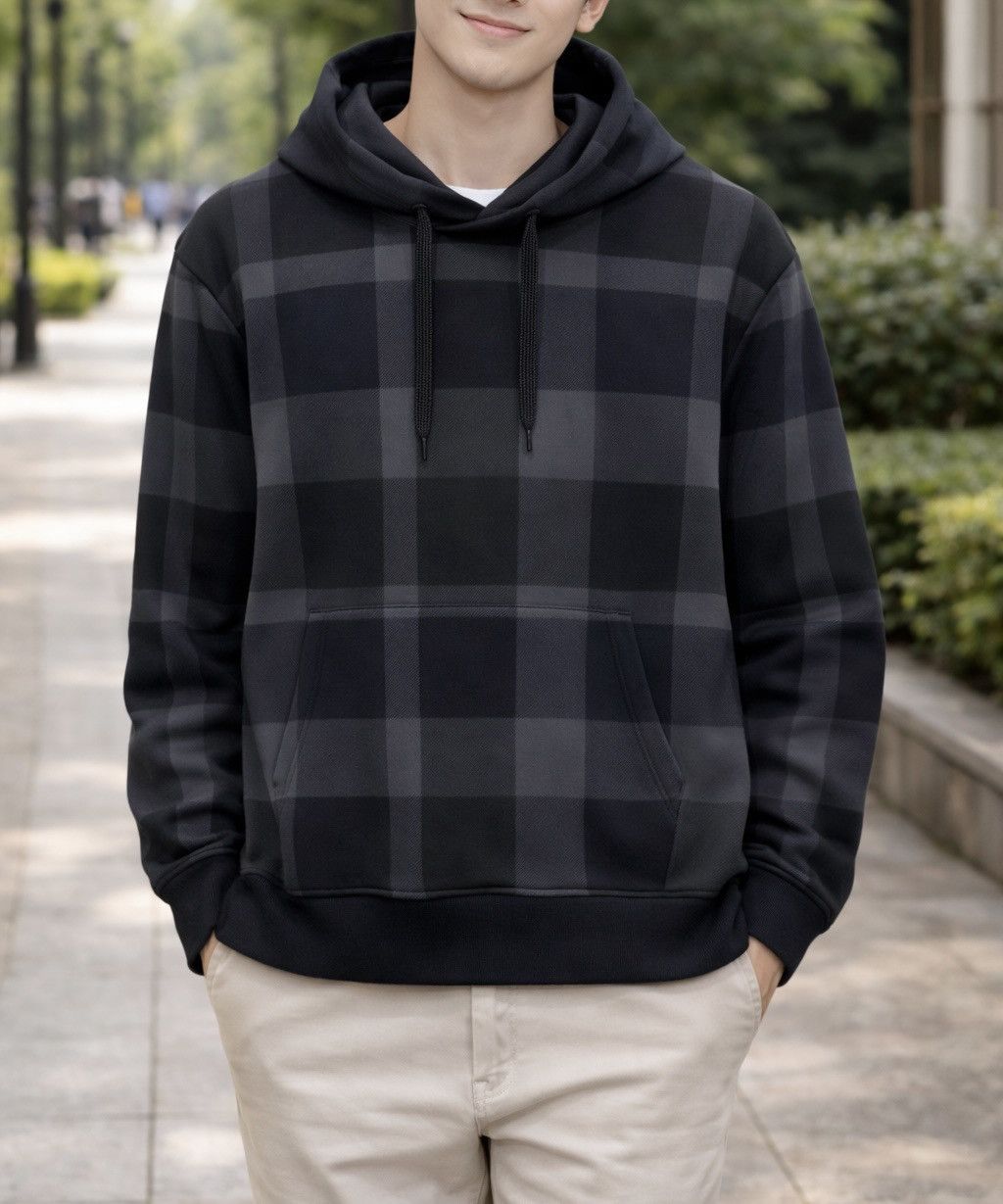 Black Label × Burberry Burberry Black Label Fur Hoodie 00s | Grailed