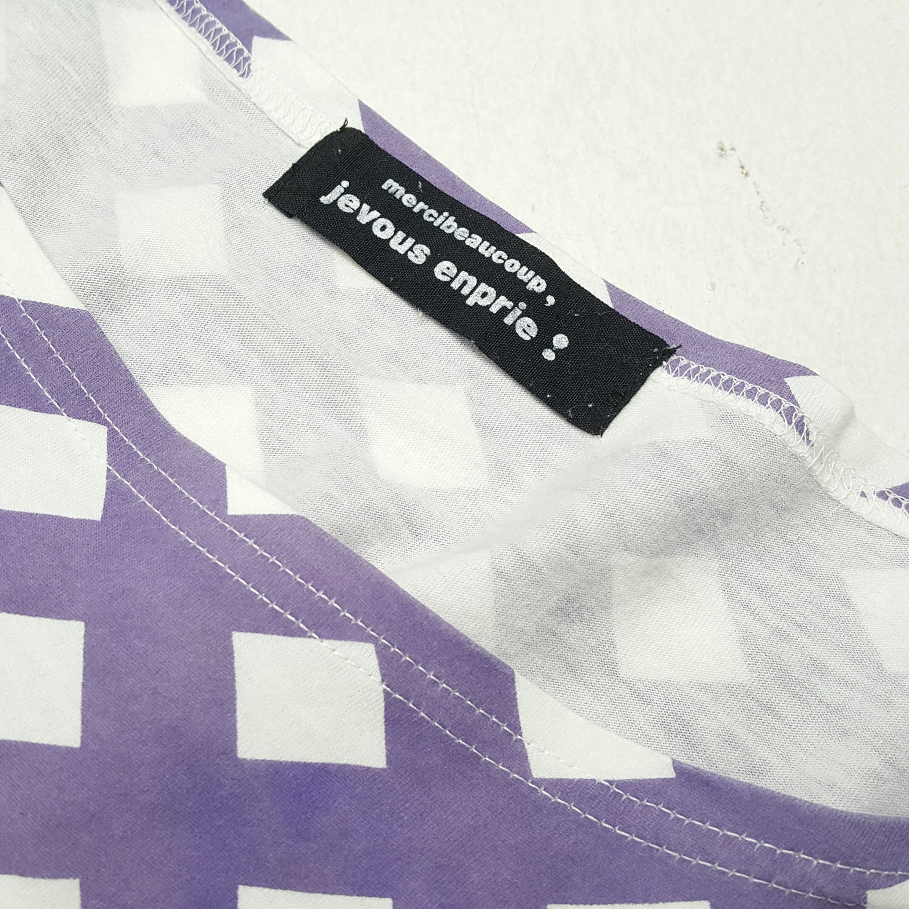 Issey Miyake × Vintage × mercibeaucoup MERCIBEAUCOUP JEVOUS ENPRIE Japanese Designer Tshirt Size XXL / US 16-18 / IT 52-54 - 7 Thumbnail