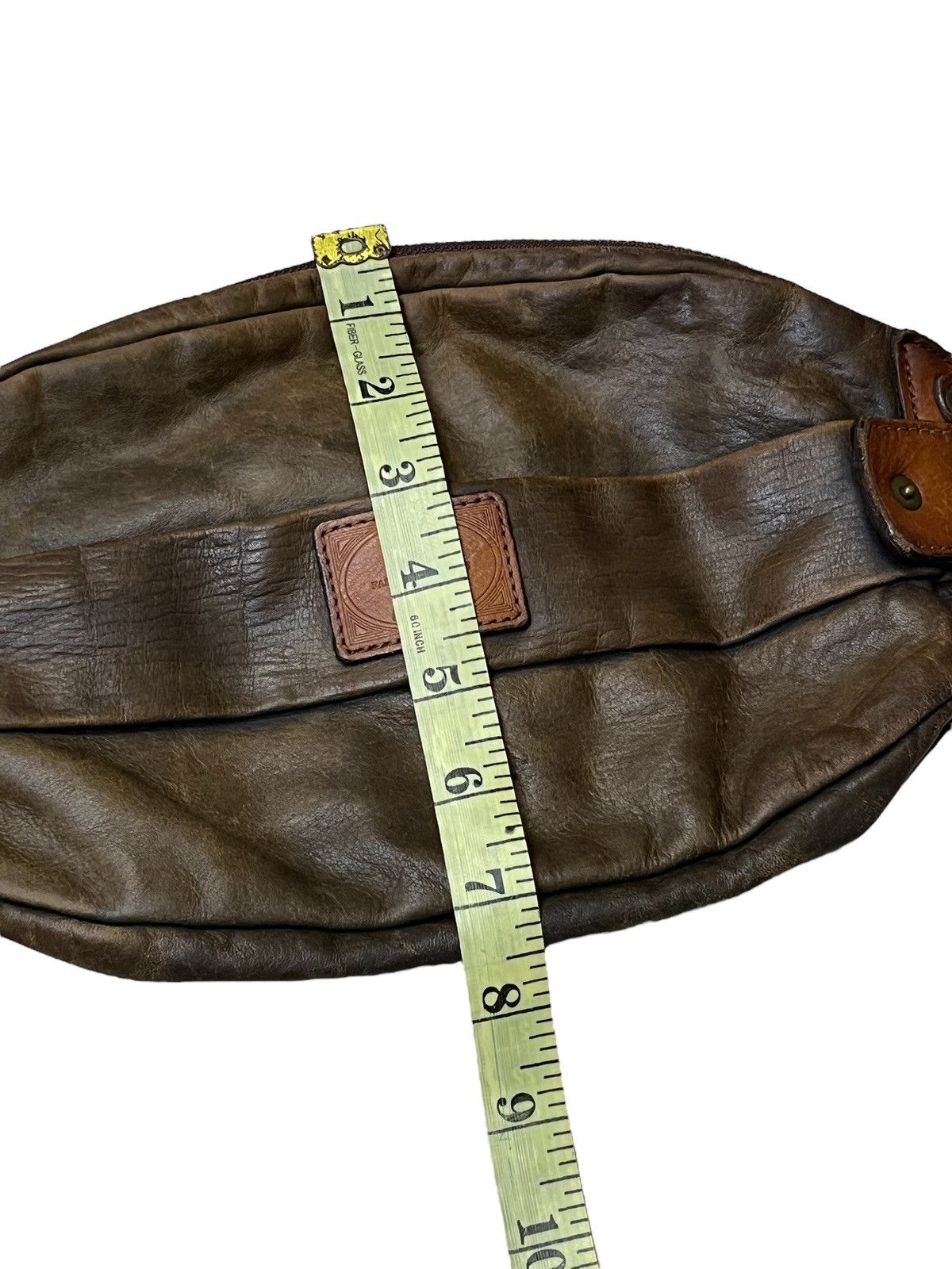 Genuine Leather VINTAGE CREED JAPAN PATINA LEATHER CHEST BAG Size ONE SIZE - 12 Thumbnail