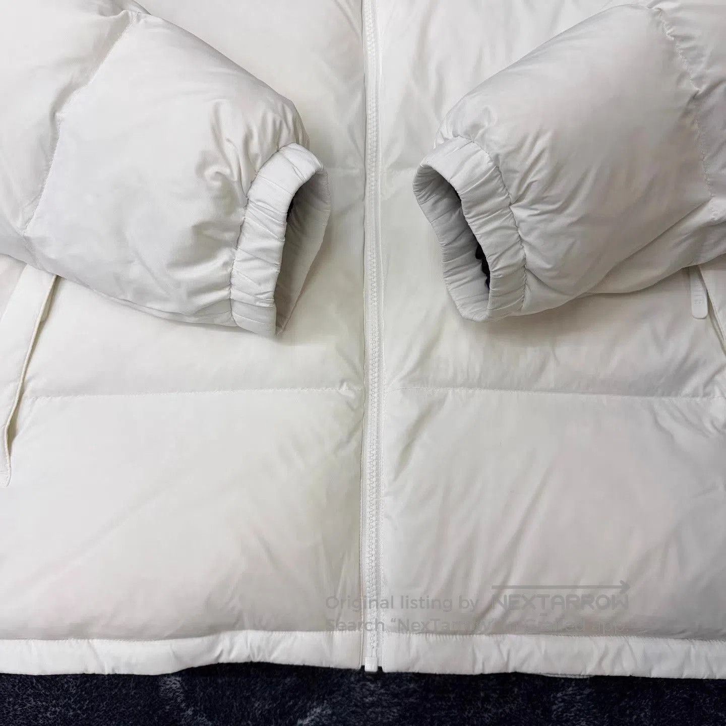 Descente White Puffer Jacket with Patch Details . Size US XXL / EU 58 / 5 - 2 Thumbnail