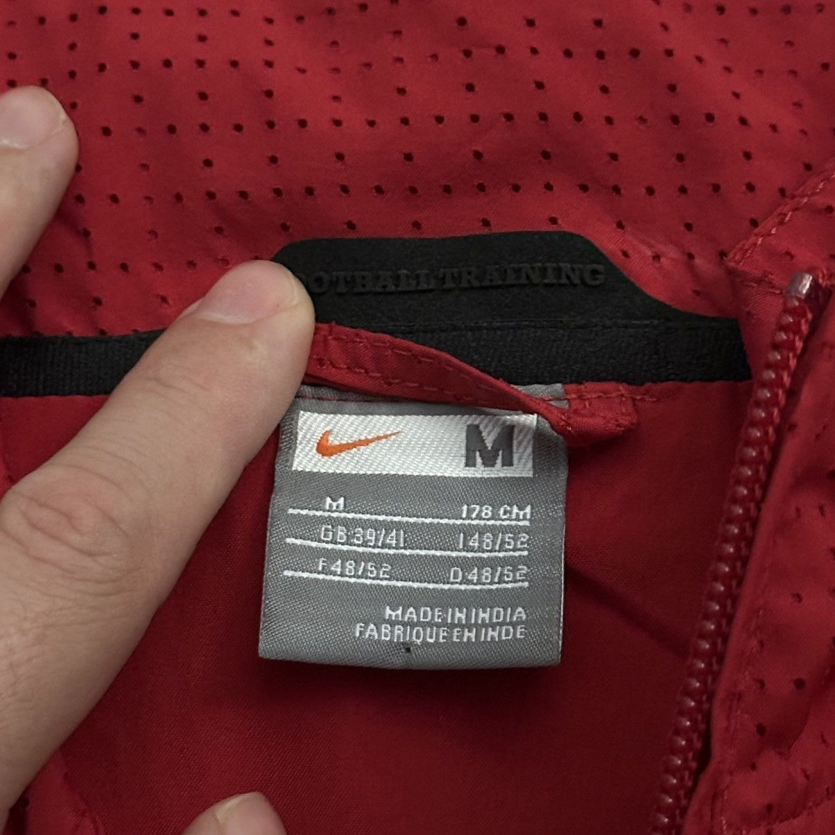 Nike × Vintage Vintage Manchester United 2009 - 2010 Home Nike Jacket Size US M / EU 48-50 / 2 - 6 Thumbnail