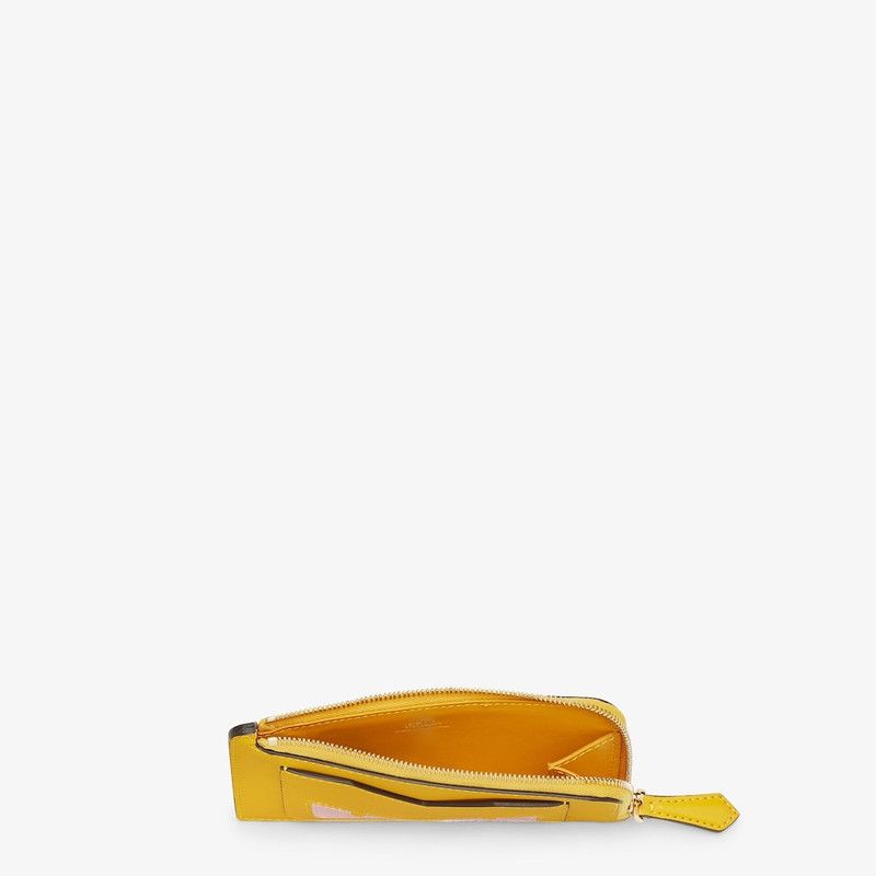 Fendi o1s1wg110426 Size:OS/Card Case in Yellow Size ONE SIZE - 3 Thumbnail