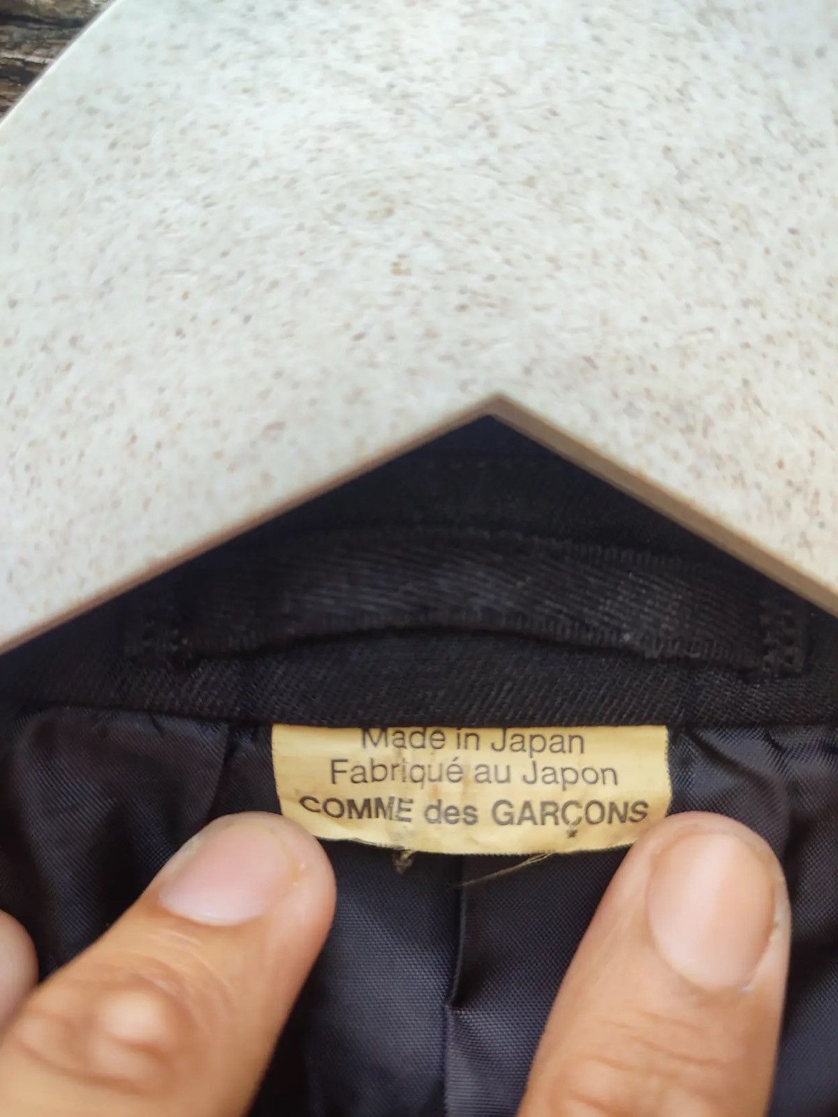 Comme des Garcons COMME des GARÇONS Homme Deux Wool Blazer (AD2015, Size 36S) Size 36S - 13 Thumbnail