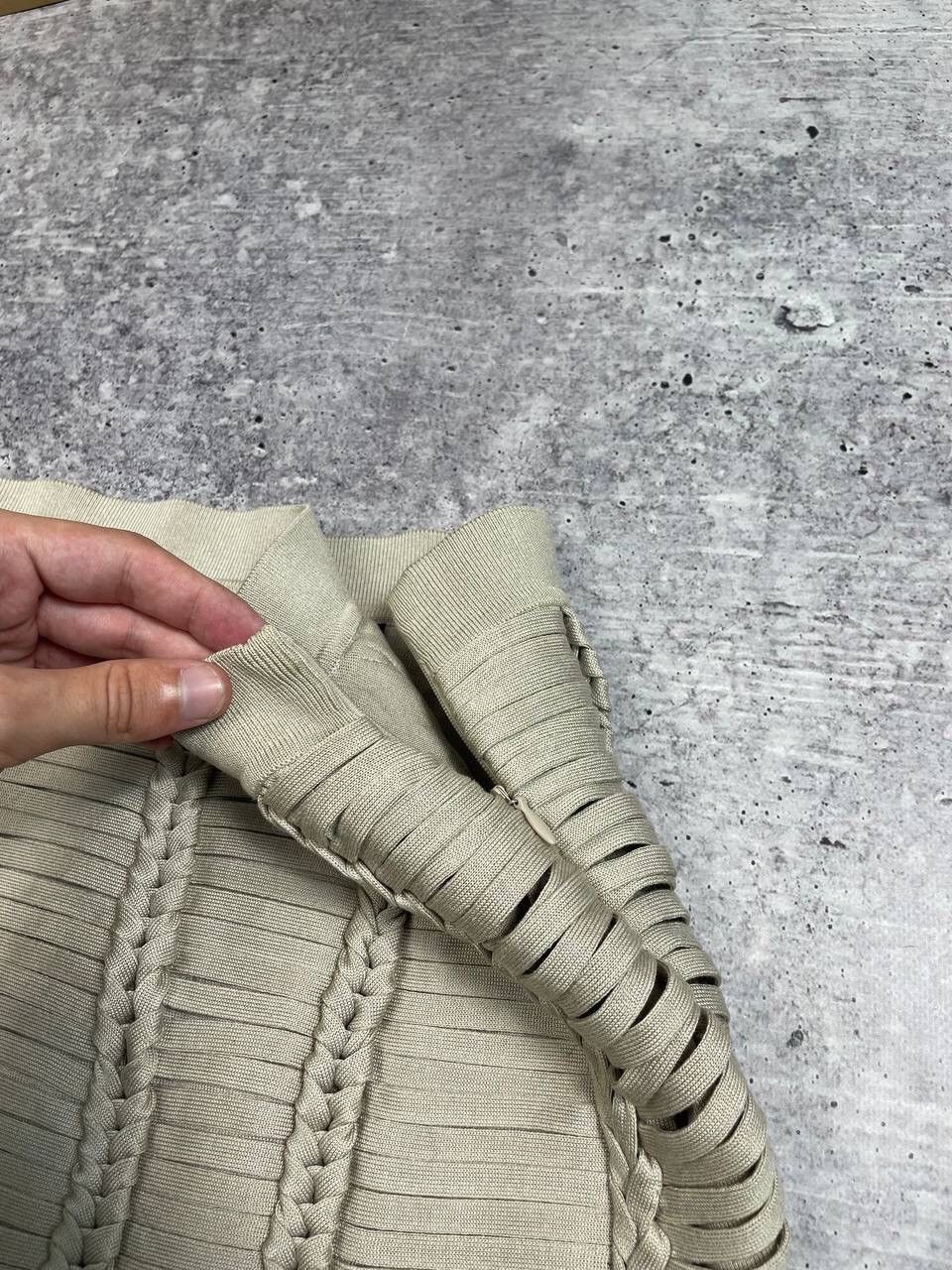Burberry Vintage Burberry Bandage Skirt Stretch Knit Paneled Y2K Size 27" / US 4 / IT 40 - 4 Thumbnail
