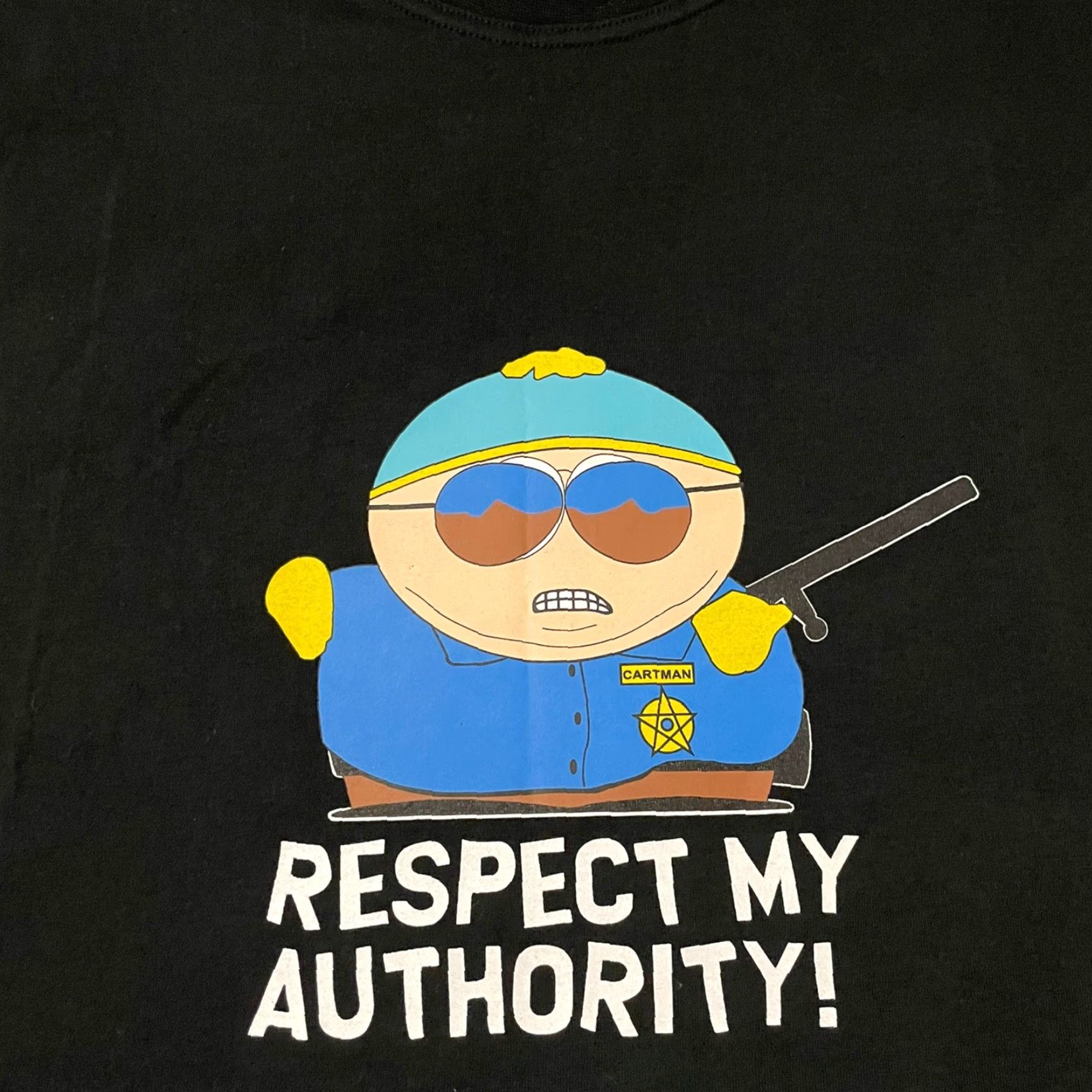 Vintage VINTAGE South Park Mens Shirt XL Cartman Respect My Authority Comedy Central Shirt Size US XL / EU 56 / 4 - 2 Thumbnail
