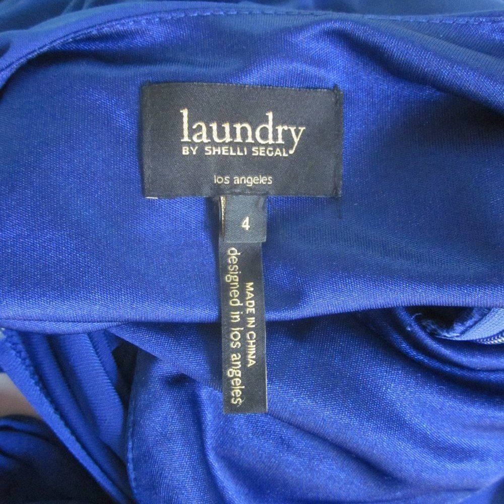 Laundry by Shelli Segal Laundry Shelli Segal Size 4 Blue Tank Dress Size S / US 4 / IT 40 - 2 Thumbnail