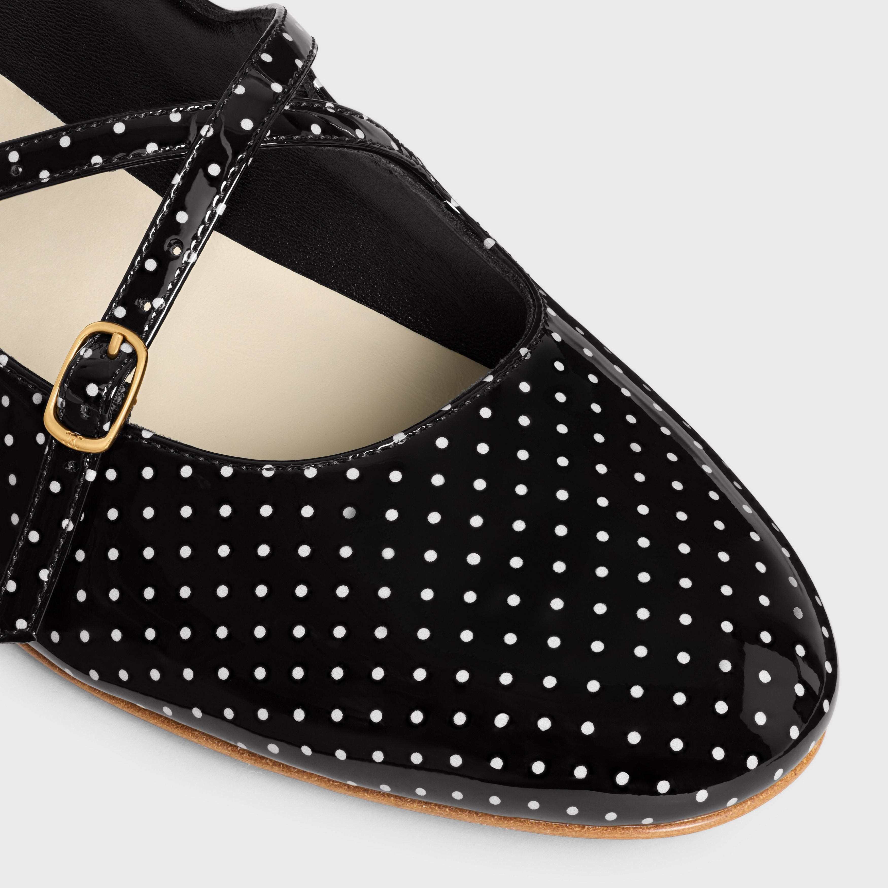Celine o1bcso1str0625 360194619C Flats in Black / White Size US 10 / IT 40 - 3 Thumbnail