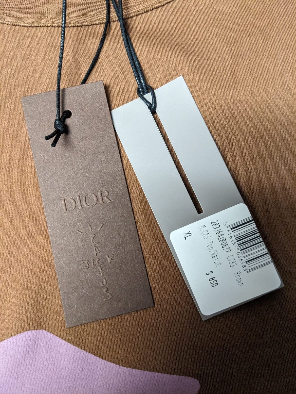 Dior CHRISTIAN DIOR X CACTUS JACK OVERSIZED T-SHIRT XL BROWN Size US XL / EU 56 / 4 - 9 Thumbnail
