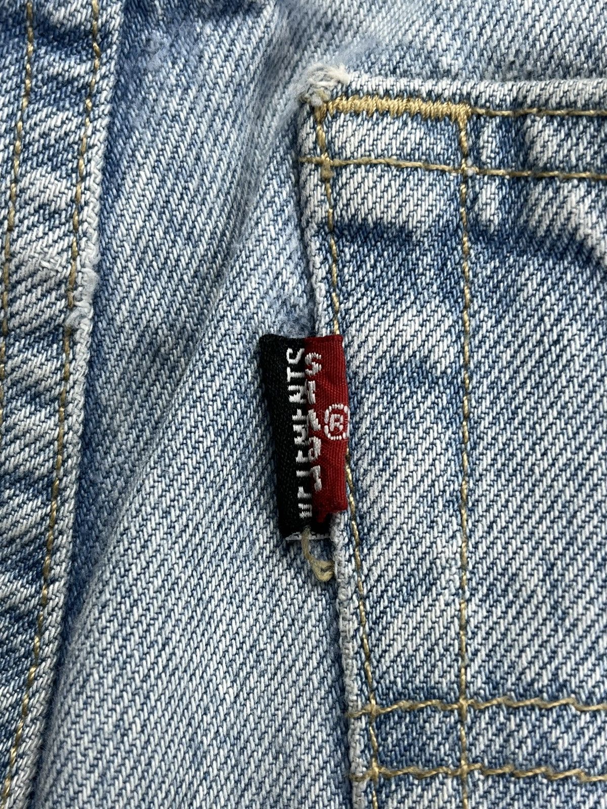 Levi's × Vetements AW19 Vetements “615” Print Assymetrical Levi’s Denim Jeans Size US 30 / EU 46 - 8 Thumbnail
