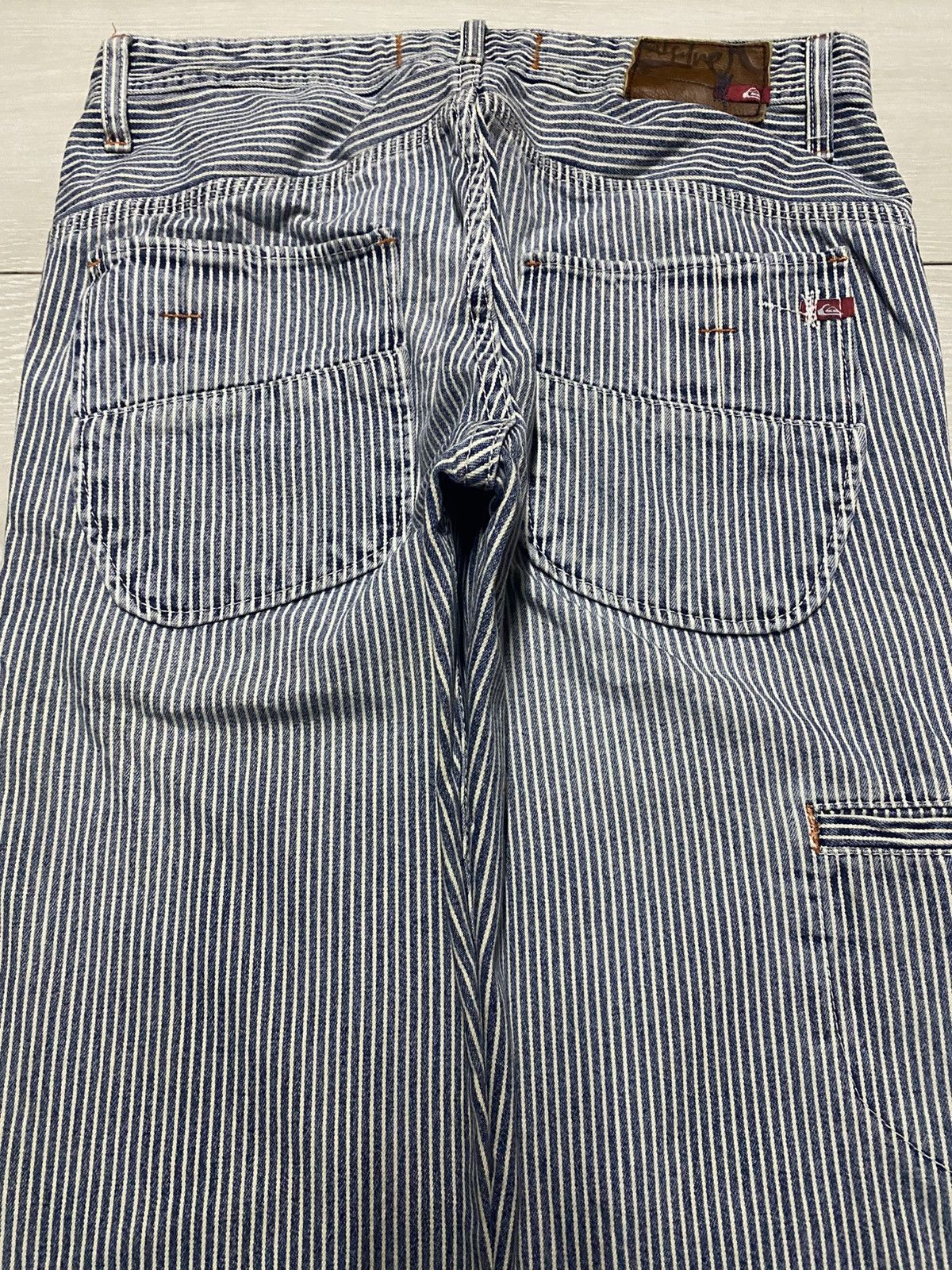 Quicksilver Vintage Quicksilver Hickory Distressed Loose Pants Size US 30 / EU 46 - 4 Thumbnail
