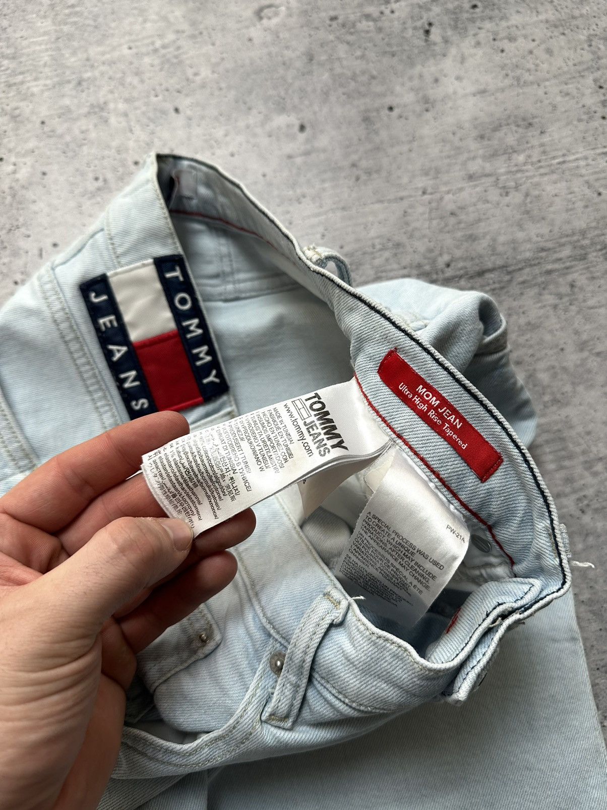 Tommy Hilfiger Tommy Jeans Hilfiger Logo Jeans Women’s Streetwear Casual Size 26" / US 2 / IT 38 - 6 Thumbnail