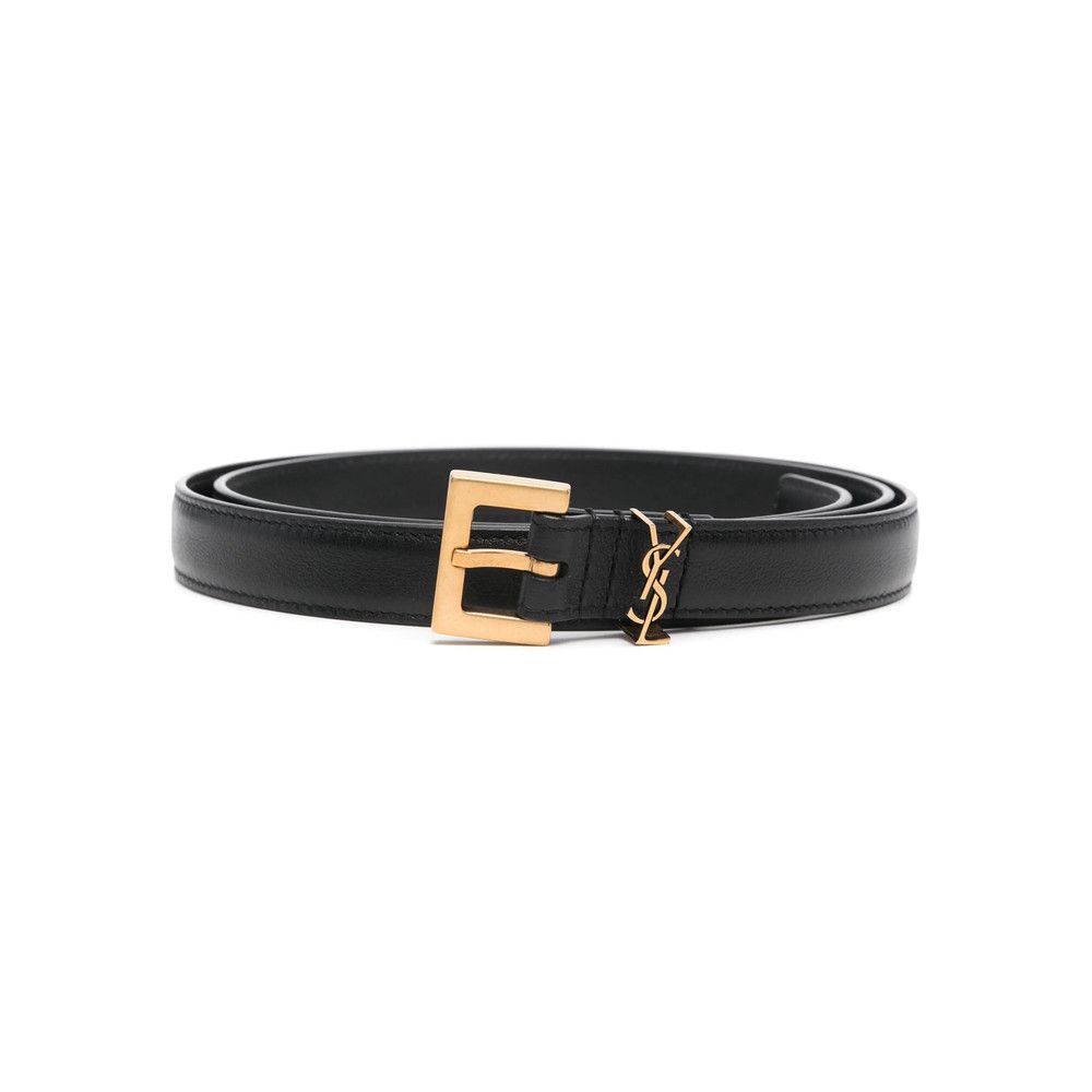 Salvatore Ferragamo Gancio Ellipse Skinny Belt Size 80/32\ display picture 3