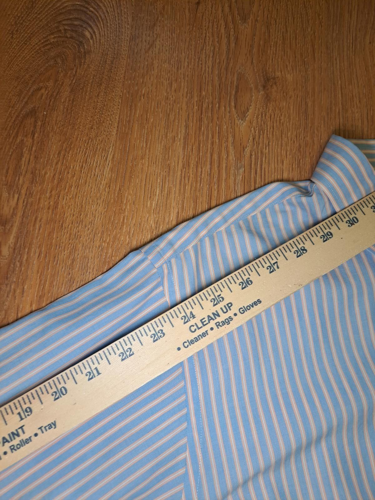 Brooks Brothers Brooks Brothers Long Sleeve Shirt 17.5-34/35 XL Blue Striped Size US XL / EU 56 / 4 - 9 Thumbnail